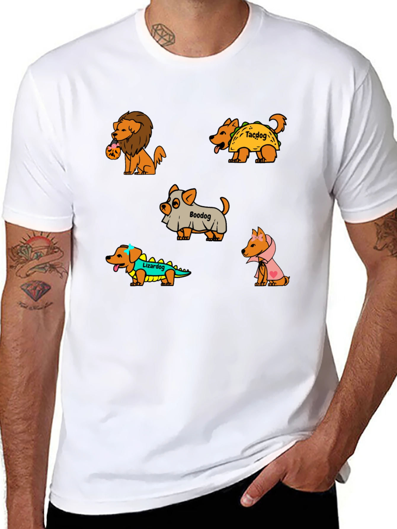 Halloween Dog Costume T-Shirt
