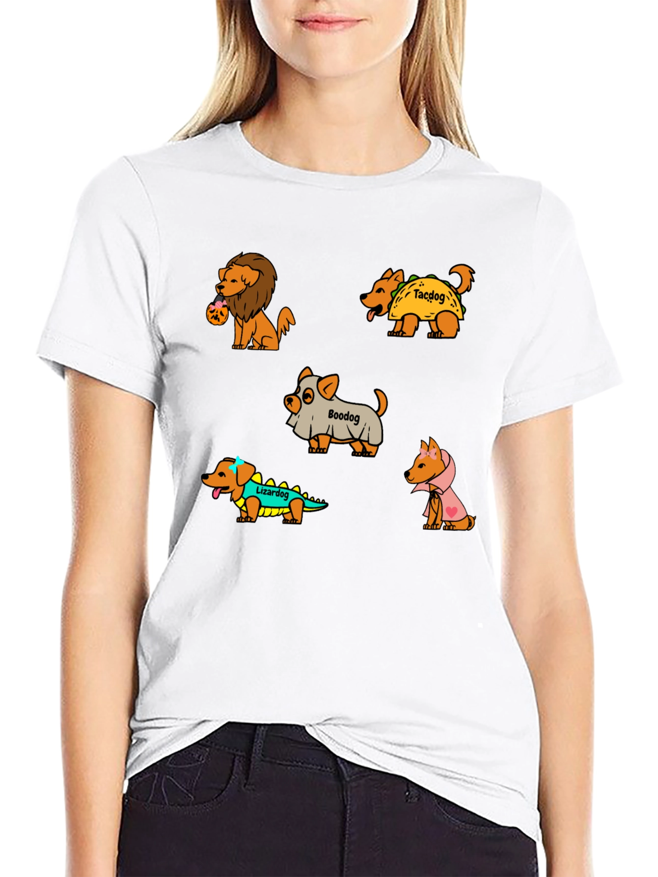 Halloween Dog Costume T-Shirt