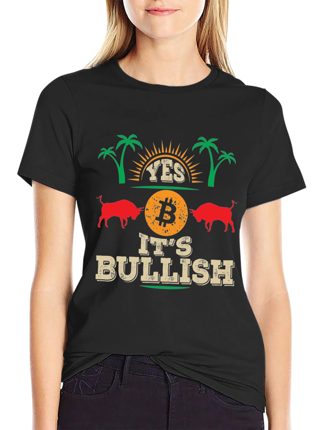 Bitcoin Bullish T-Shirt - Crypto Investor Tee