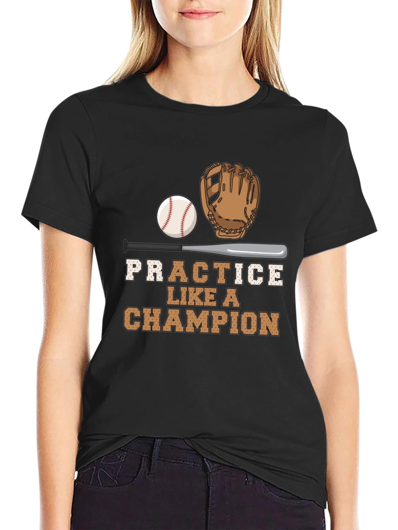 Practice Like A Champion Baseball T-Shirt