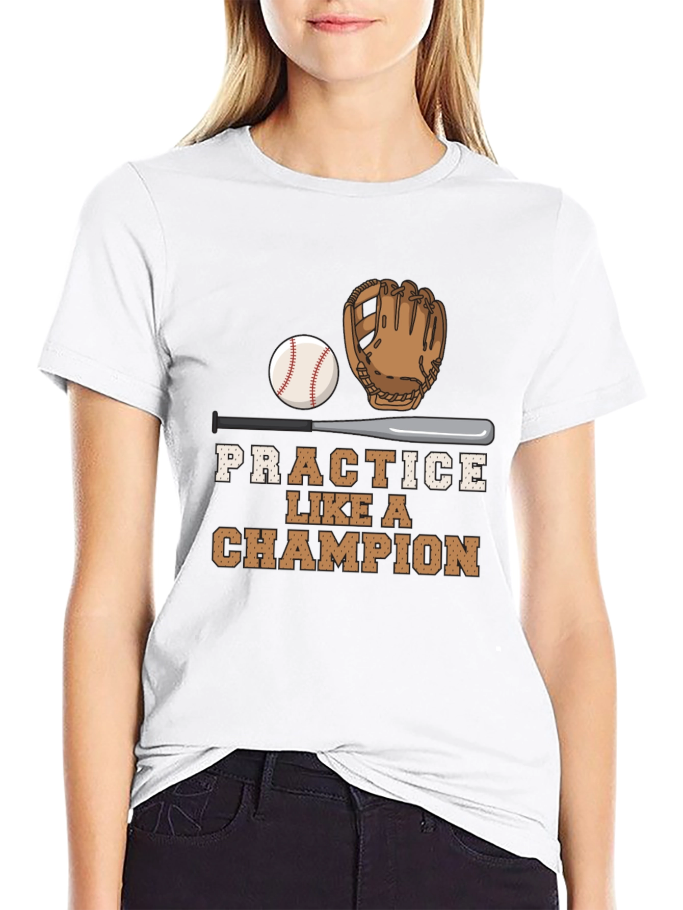 Practice Like A Champion Baseball T-Shirt
