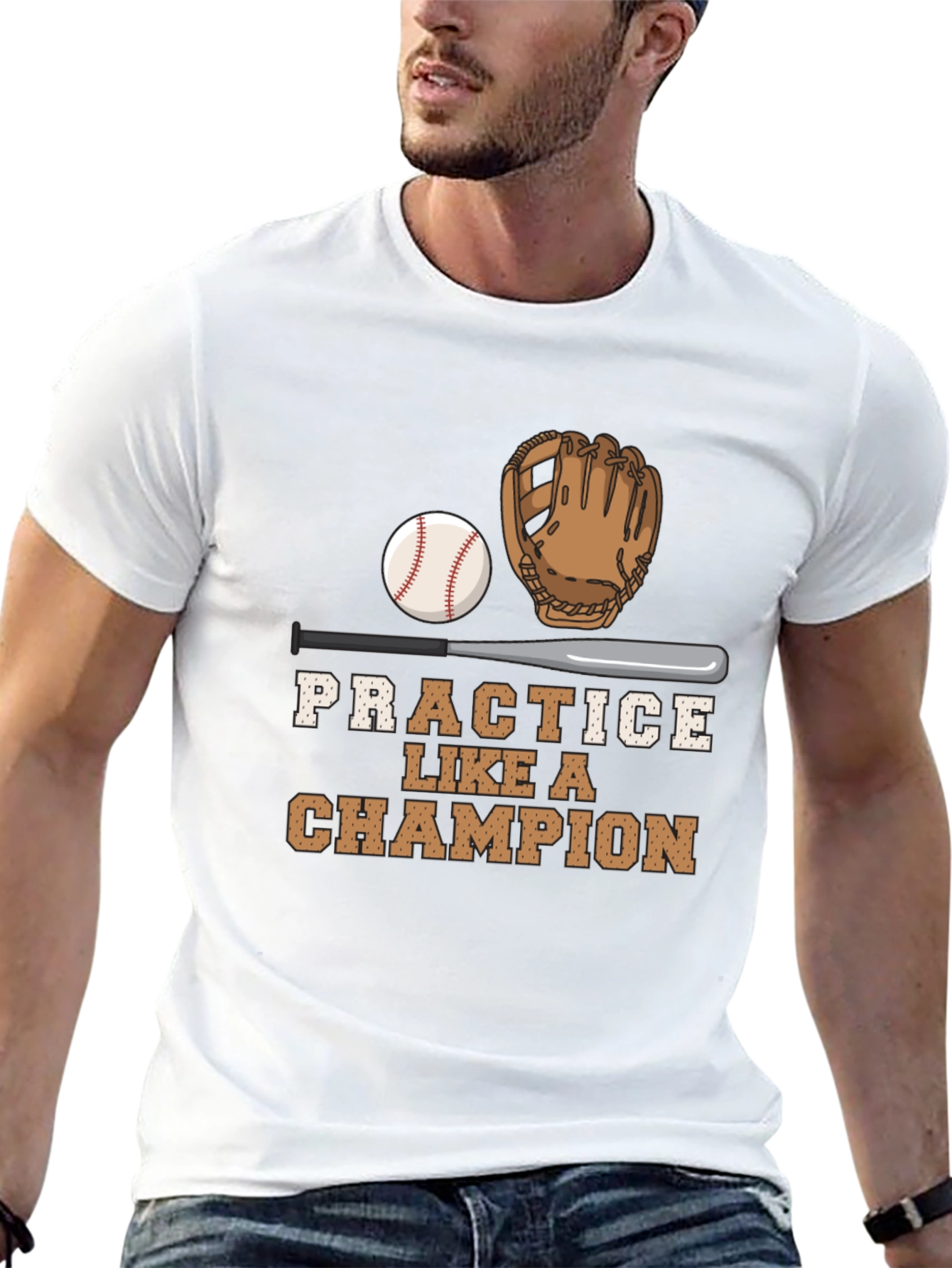 Practice Like A Champion Baseball T-Shirt