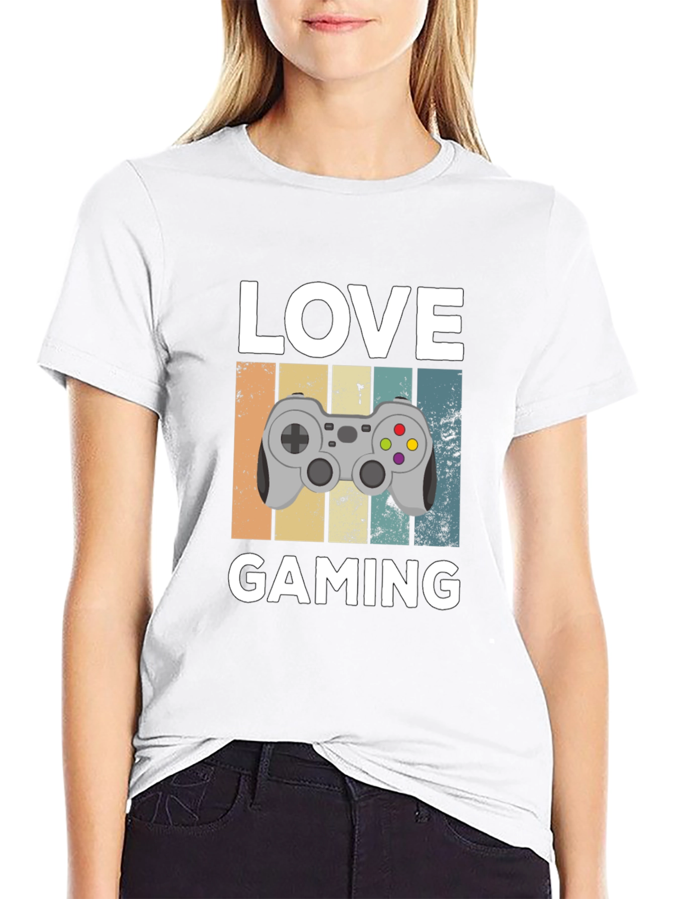 Love Gaming Graphic T-Shirt - Gamer Gift