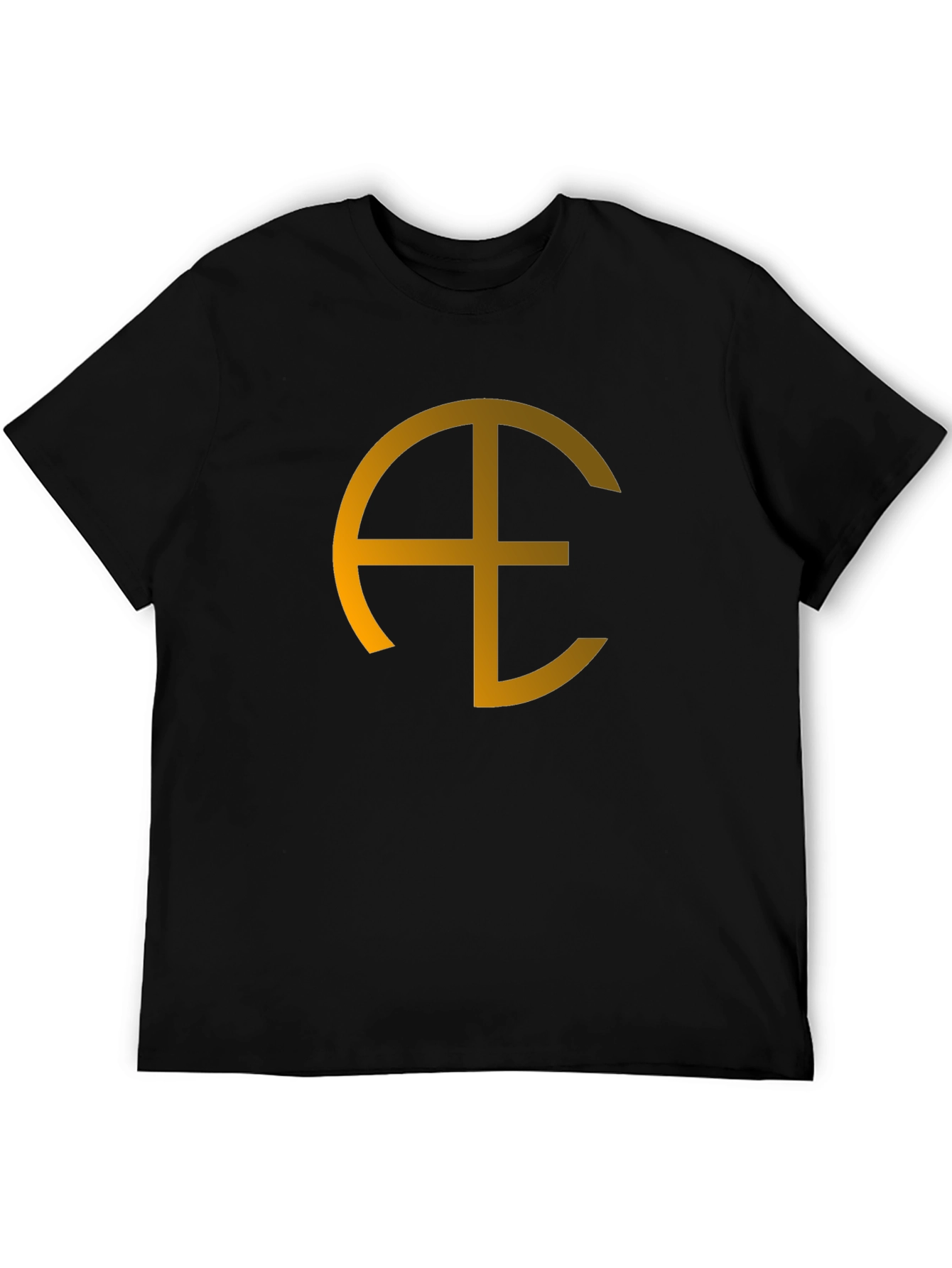 Geometric Symbol Graphic Black Tee