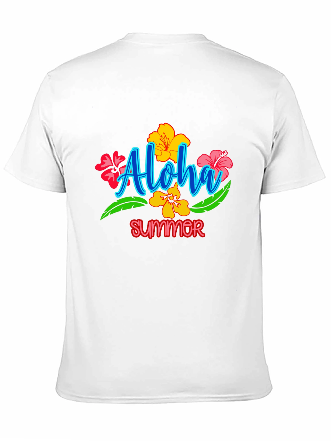 Aloha Summer Graphic Tee - Black