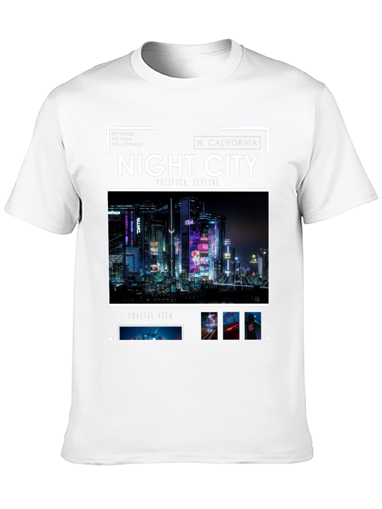 Night City Skyline T-Shirt