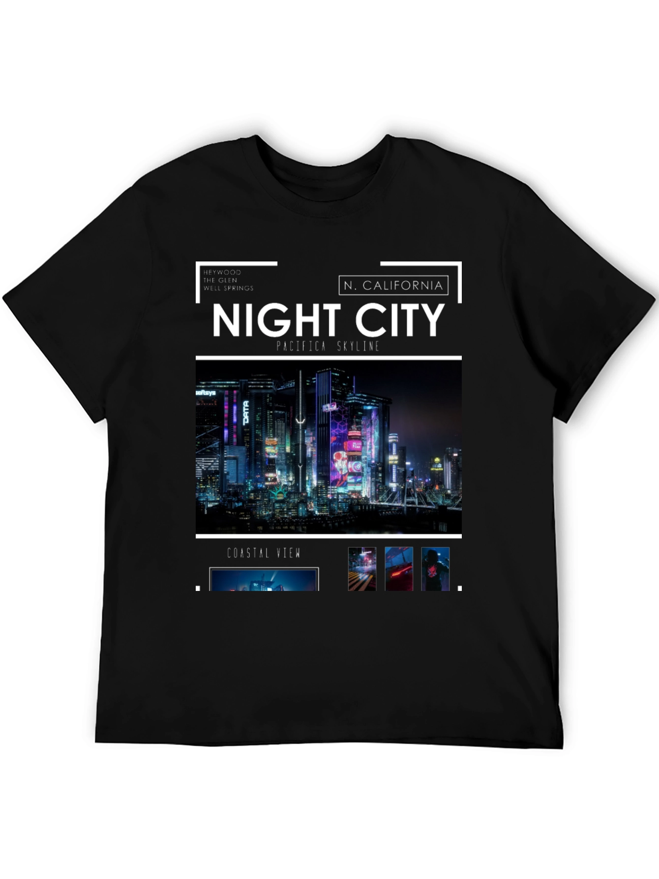 Night City Skyline T-Shirt