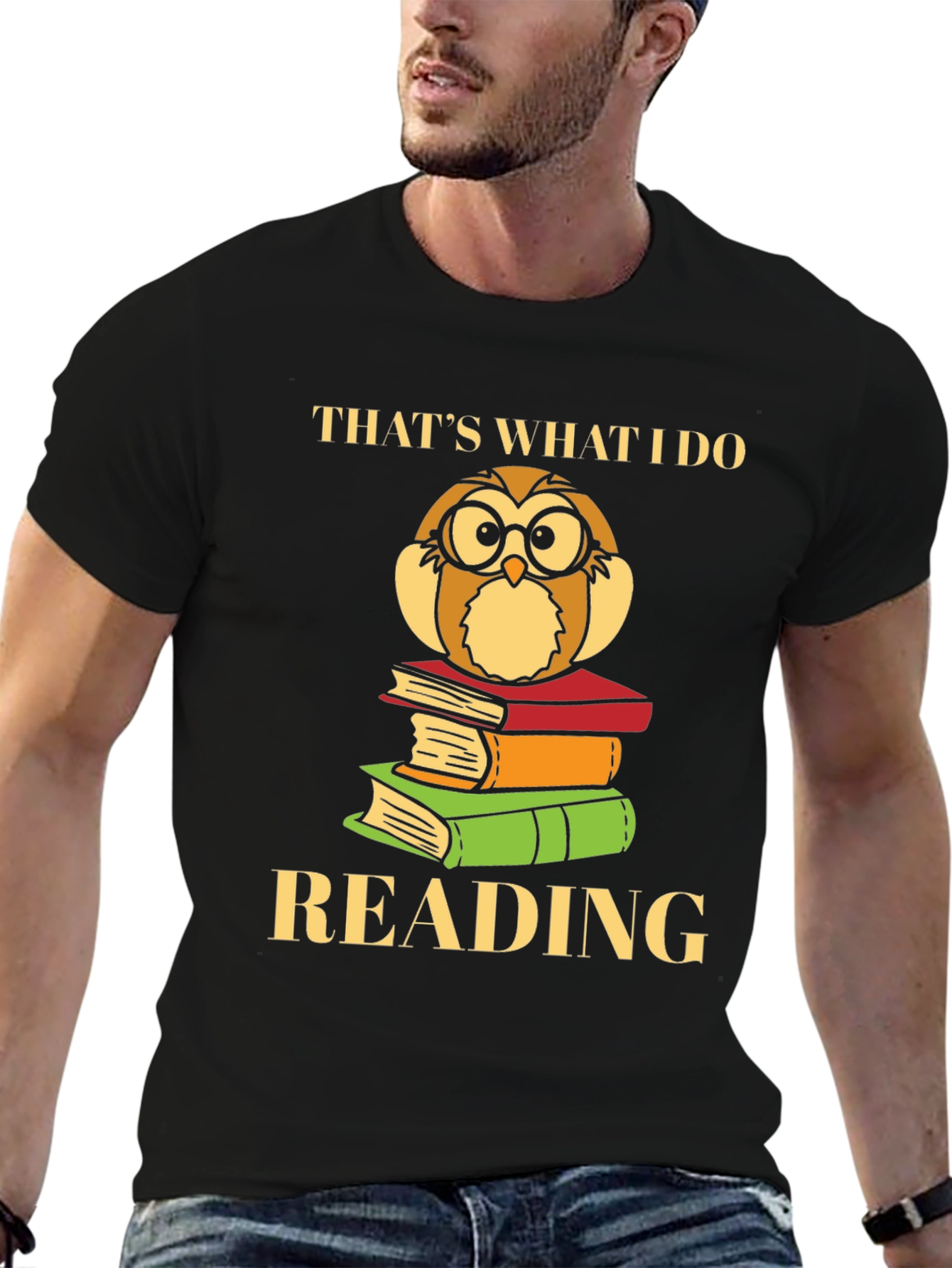 Bookworm Owl Reading T-Shirt