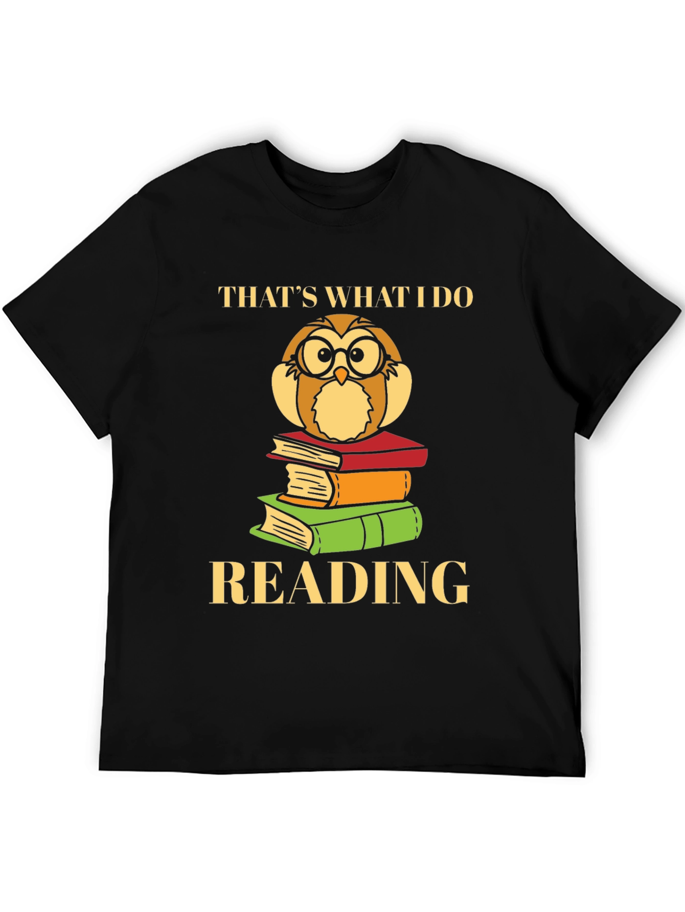 Bookworm Owl Reading T-Shirt