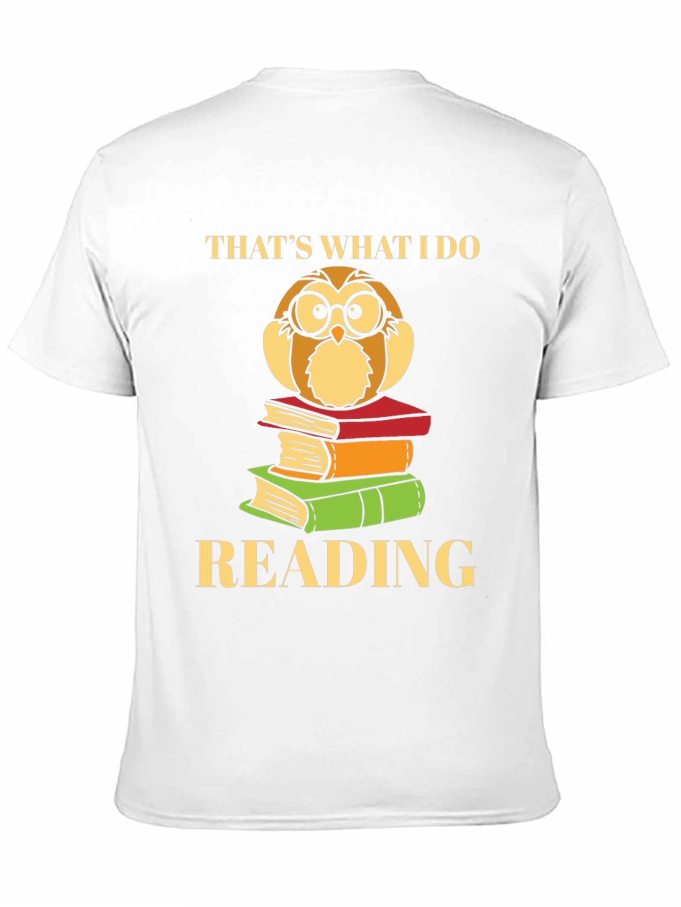 Bookworm Owl Reading T-Shirt