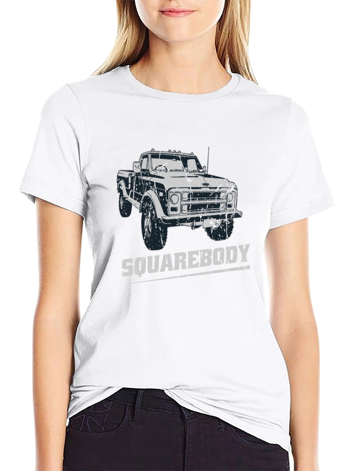 Squarebody Truck Graphic Tee - Black
