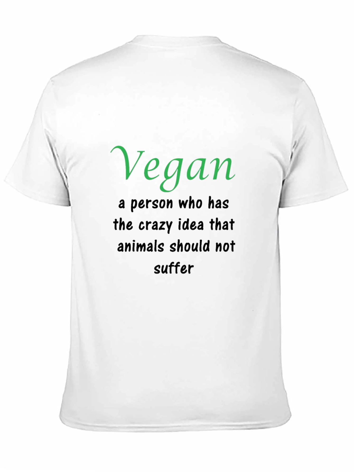 Vegan Definition T-Shirt - Animal Lover Tee