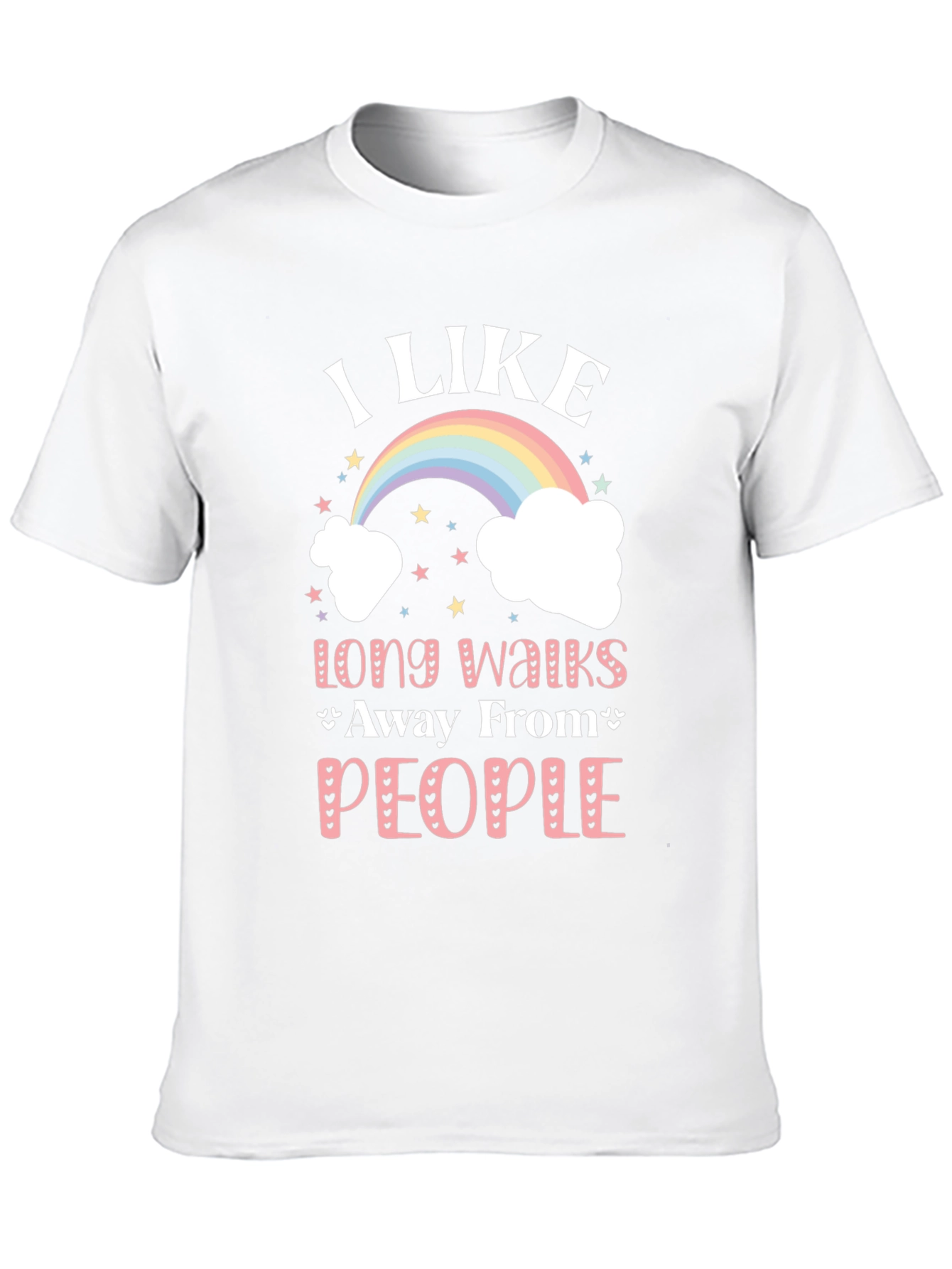 I Like Long Walks Away From People T-Shirt