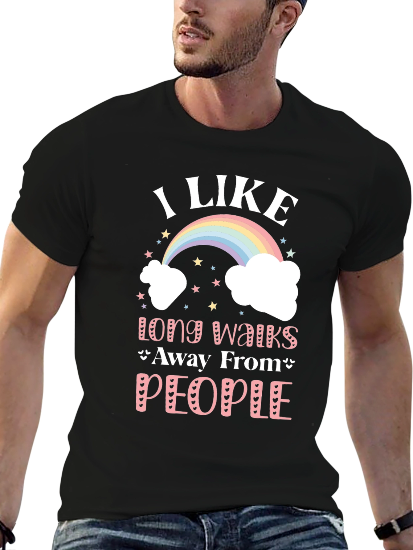 I Like Long Walks Away From People T-Shirt