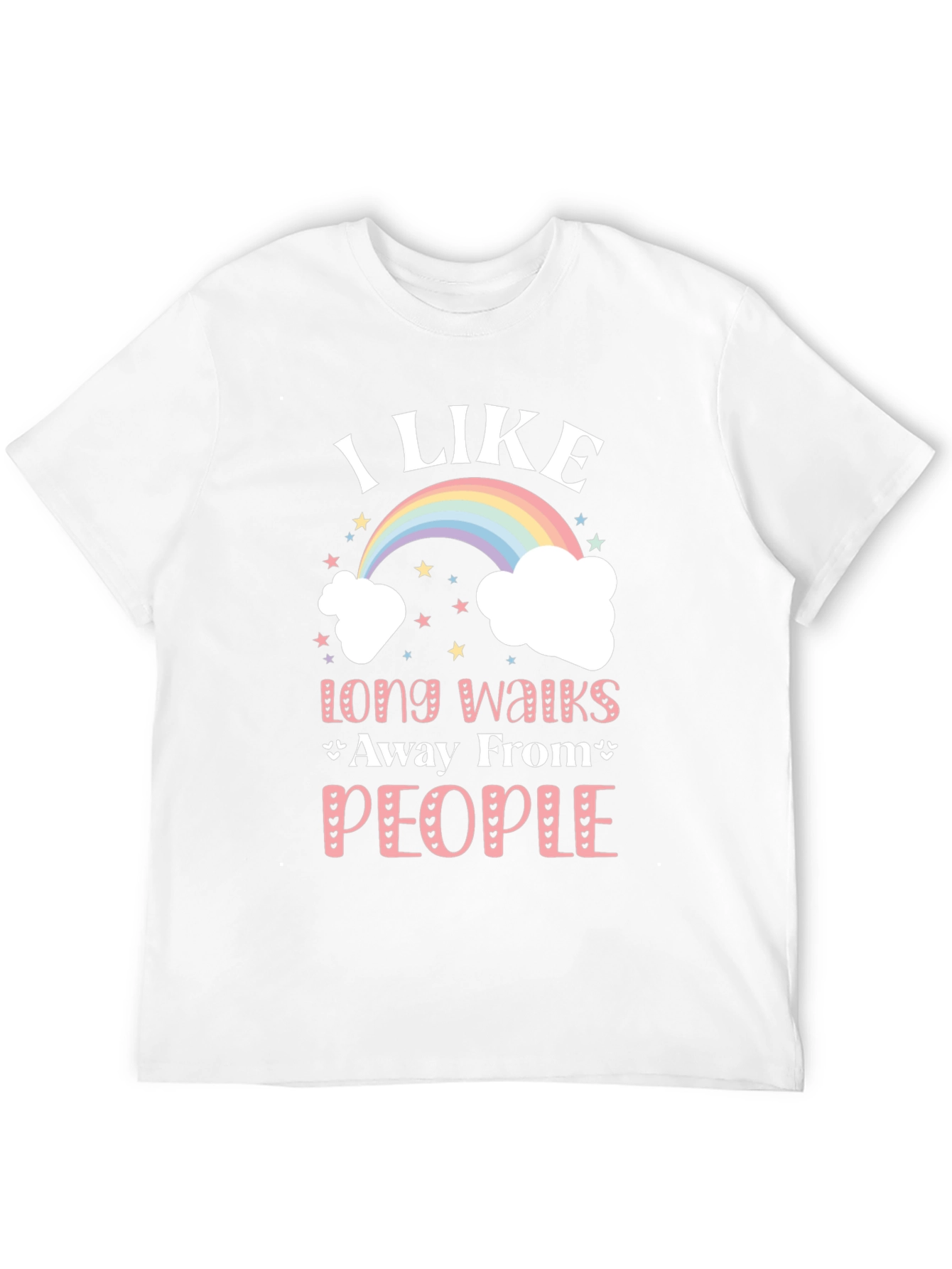 I Like Long Walks Away From People T-Shirt