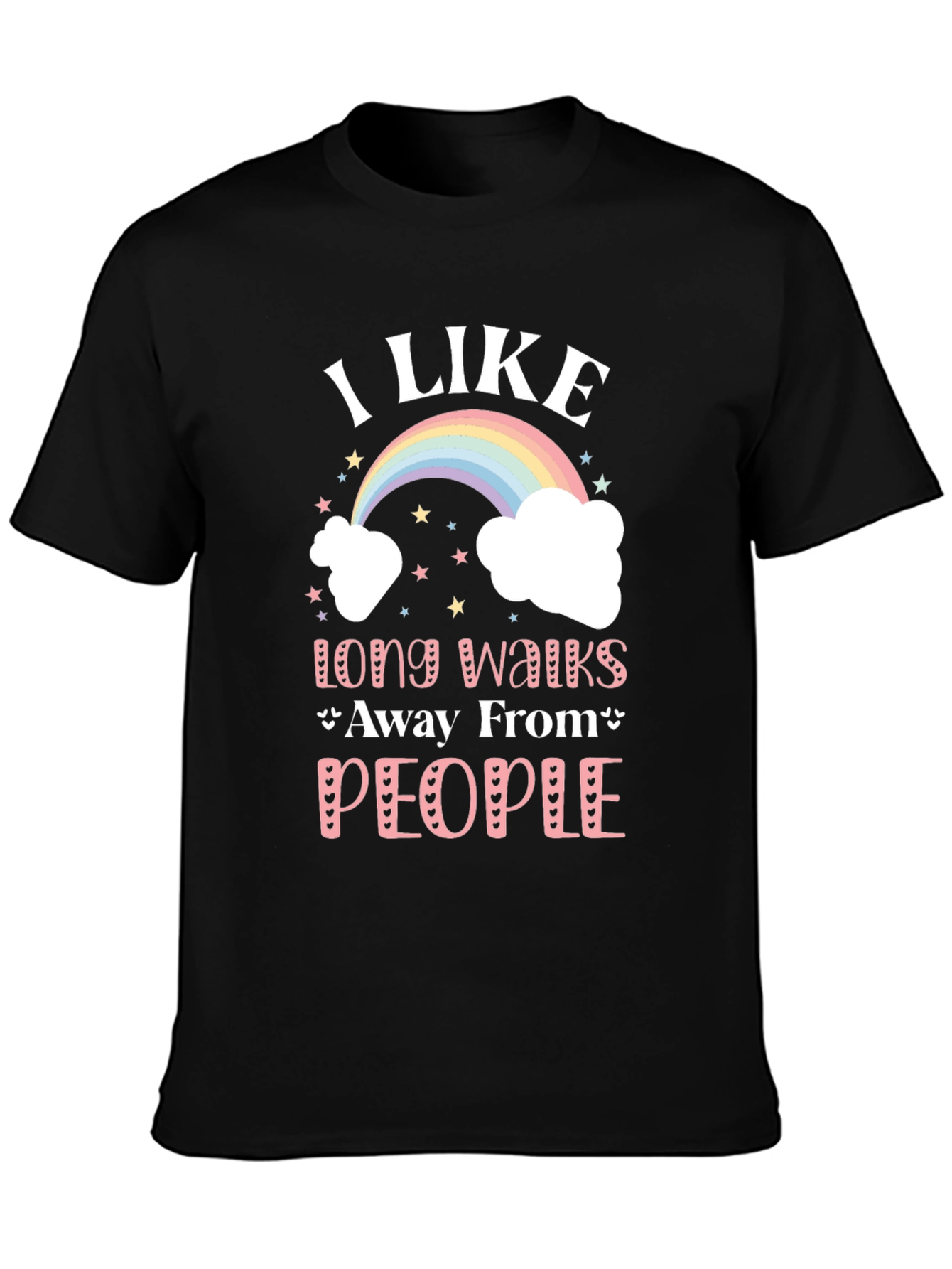 I Like Long Walks Away From People T-Shirt