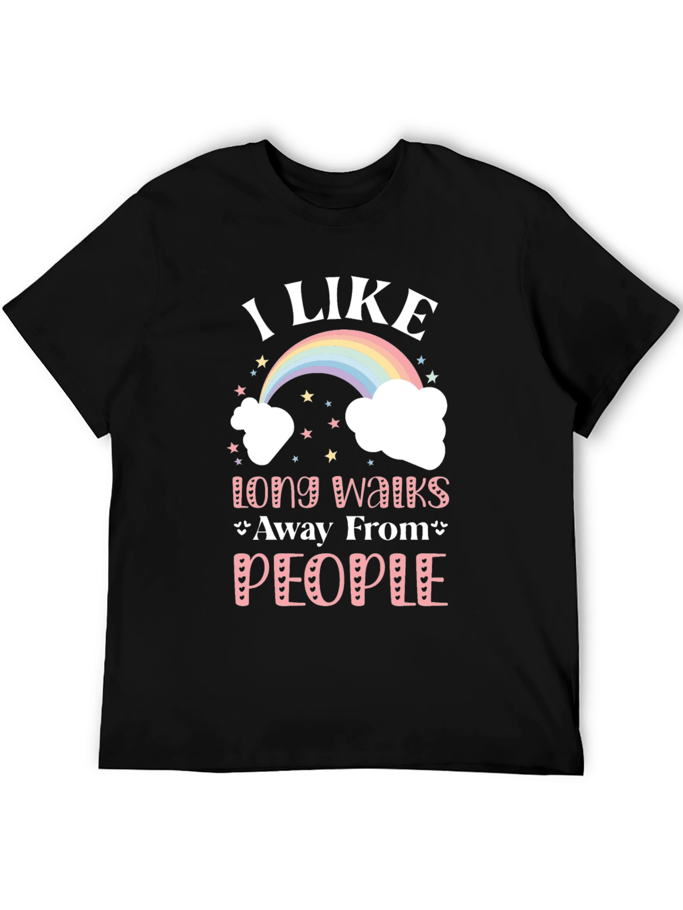 I Like Long Walks Away From People T-Shirt