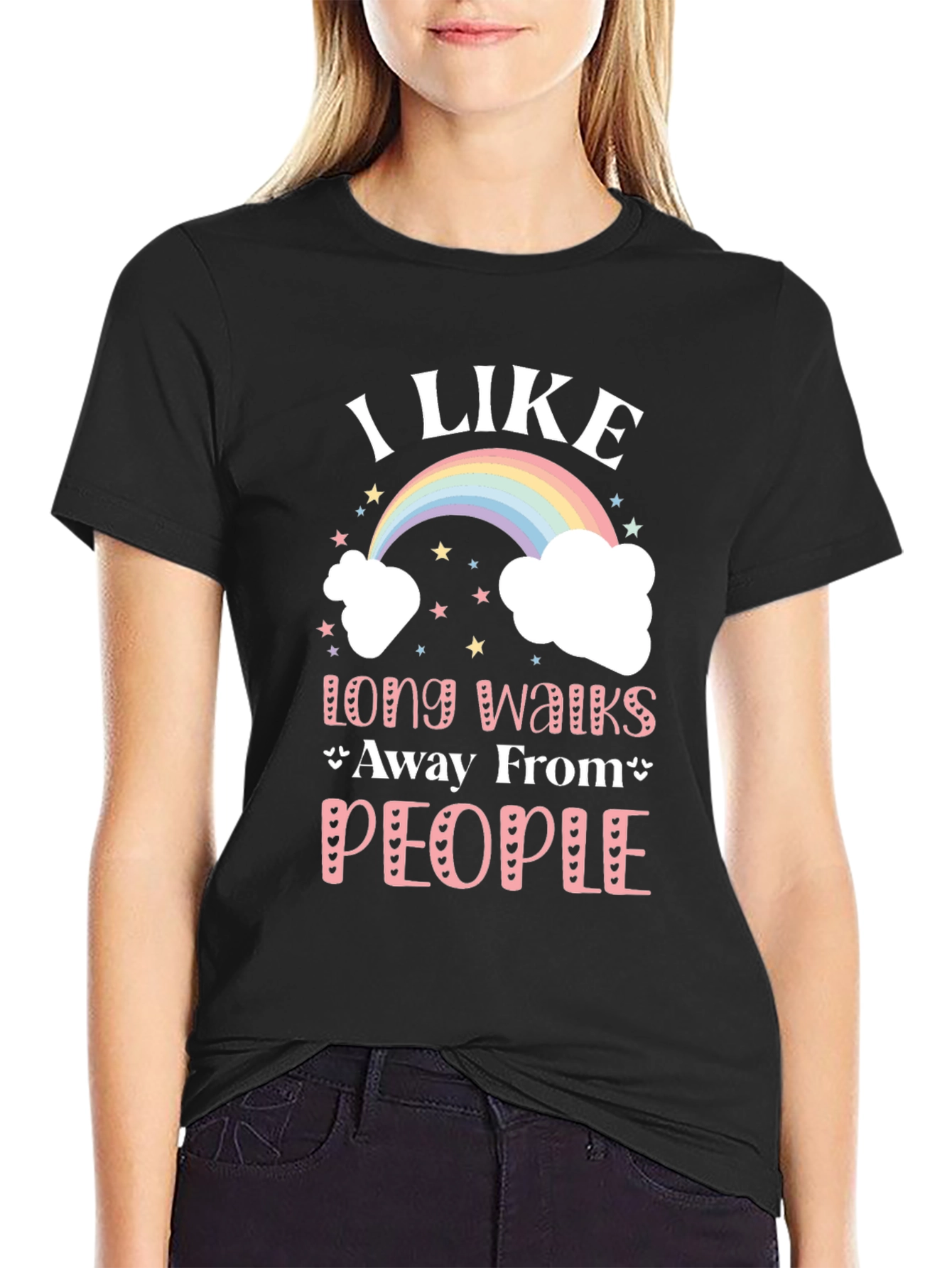 I Like Long Walks Away From People T-Shirt