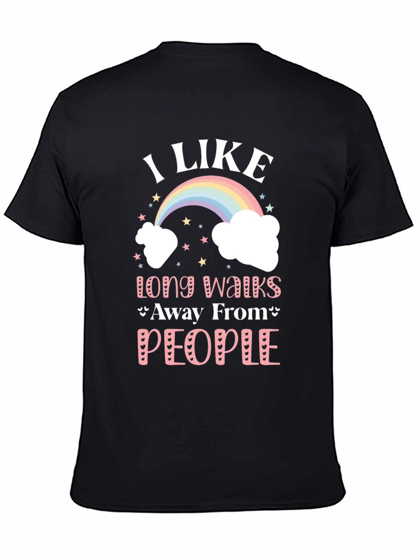 I Like Long Walks Away From People T-Shirt