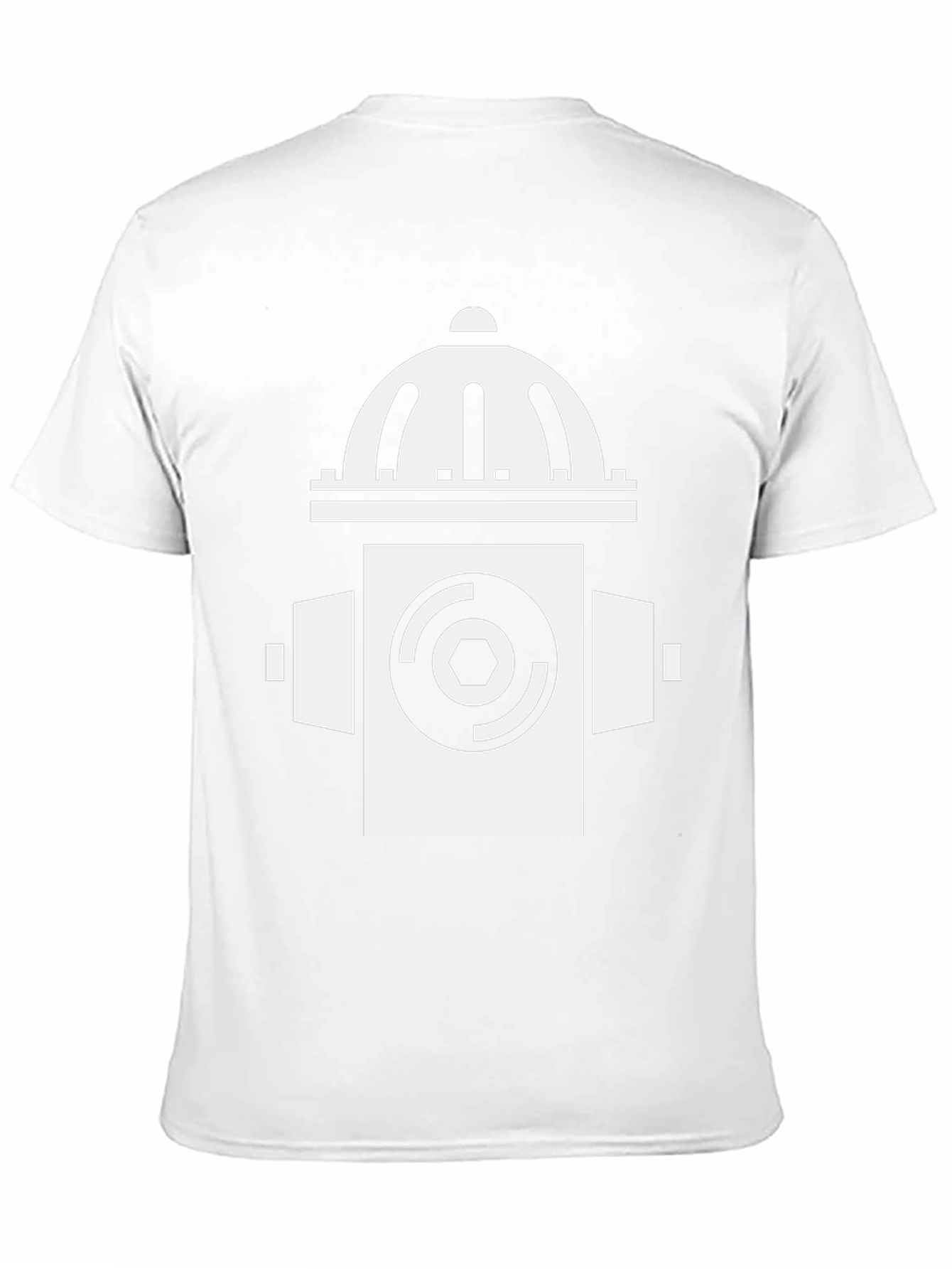 Fire Hydrant Graphic Tee - Black Unisex T-Shirt