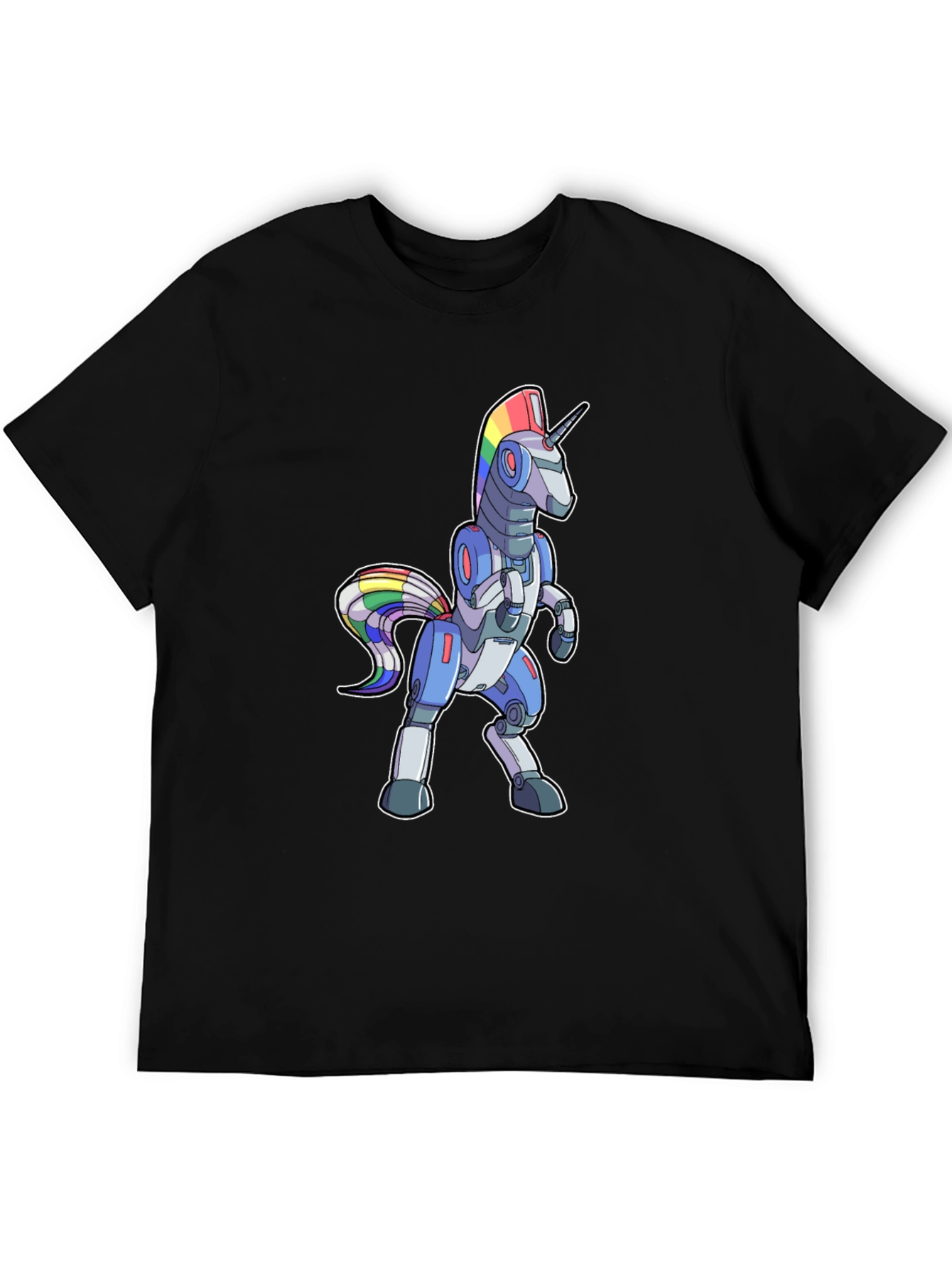Robot Unicorn Rainbow T-Shirt