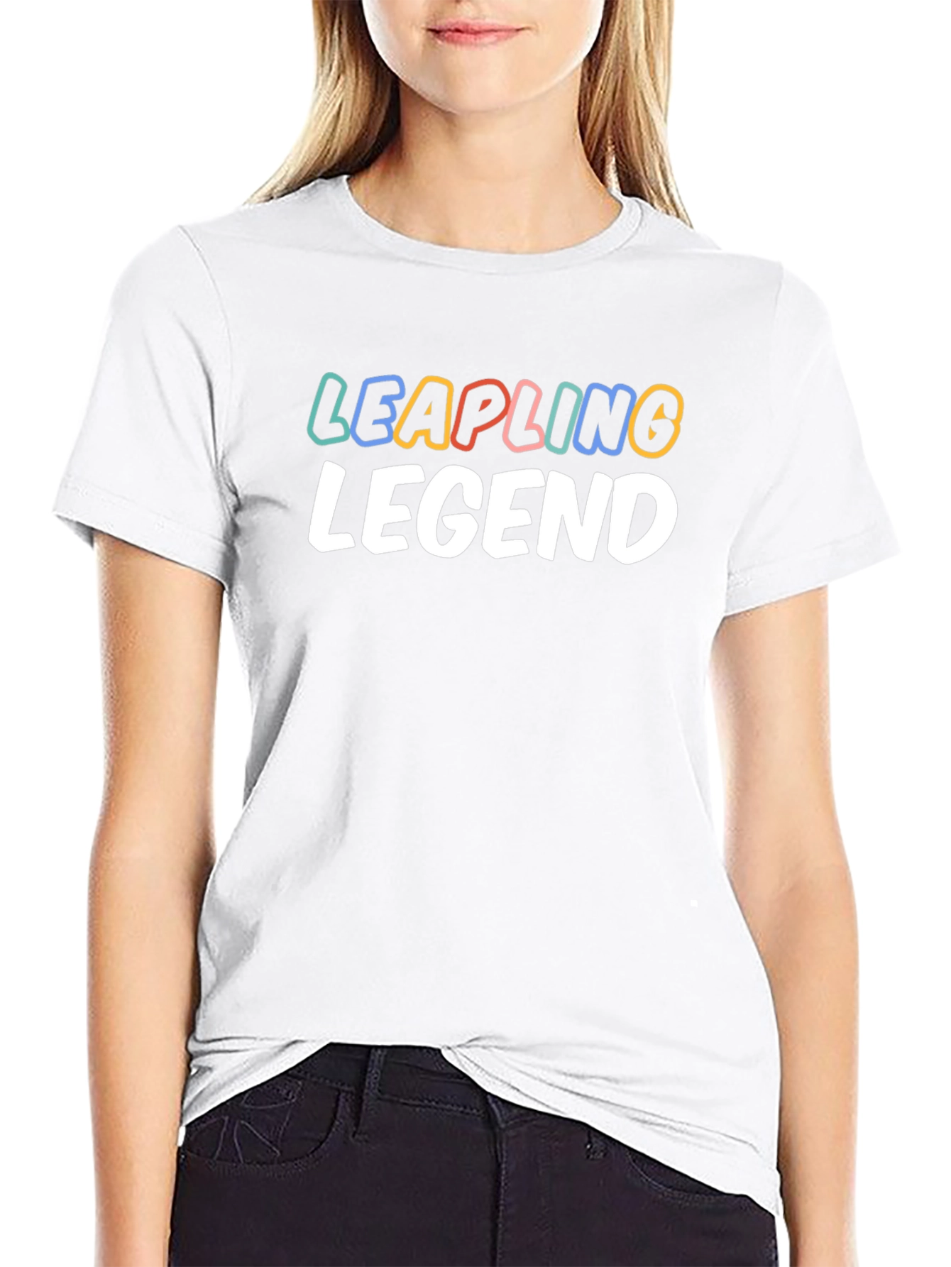 Leapling Legend Black Graphic Tee