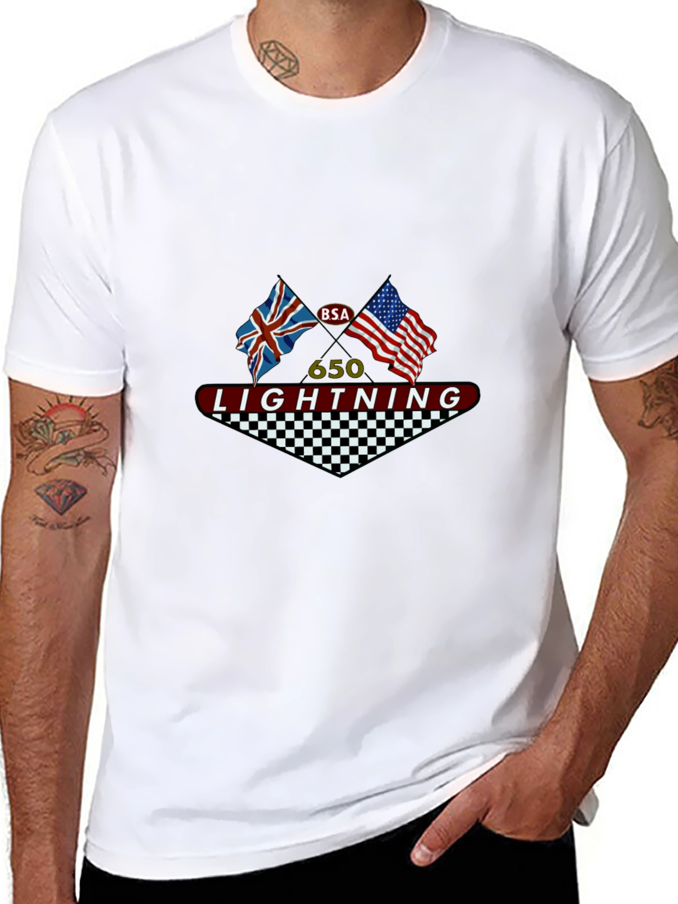 BSA Lightning 650 T-Shirt - Classic Motorcycle Tee