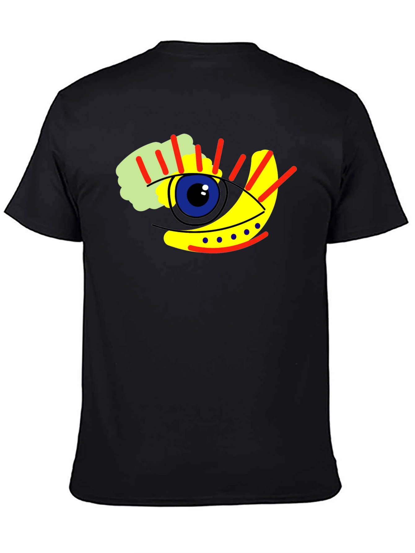 Abstract Eye Graphic T-Shirt - Modern Art Tee