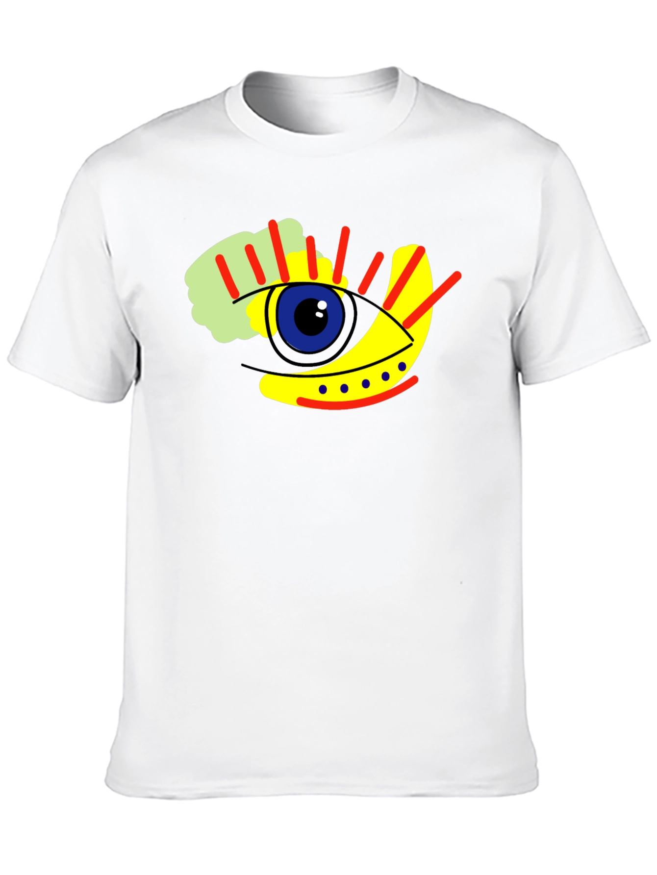 Abstract Eye Graphic T-Shirt - Modern Art Tee