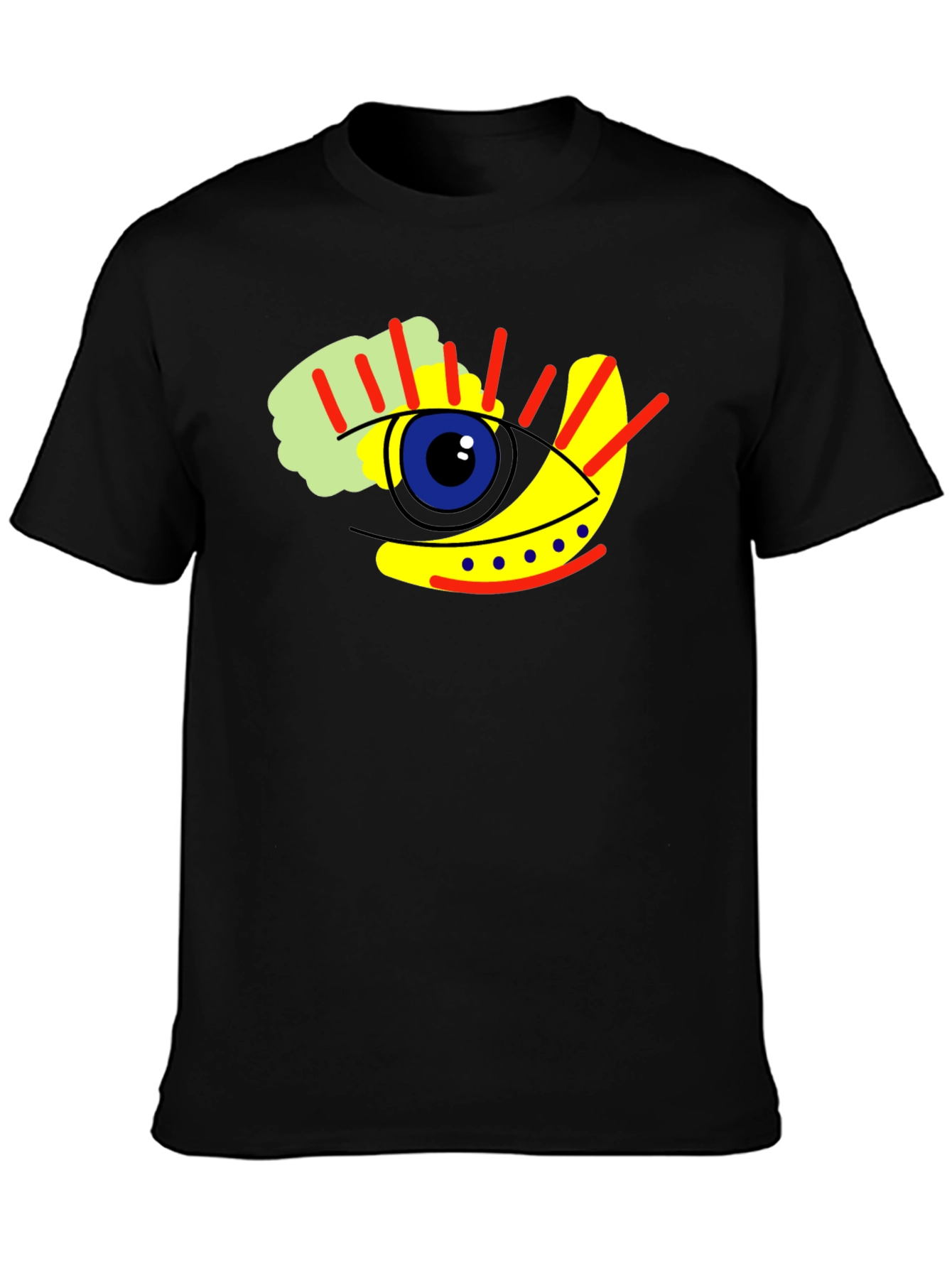 Abstract Eye Graphic T-Shirt - Modern Art Tee