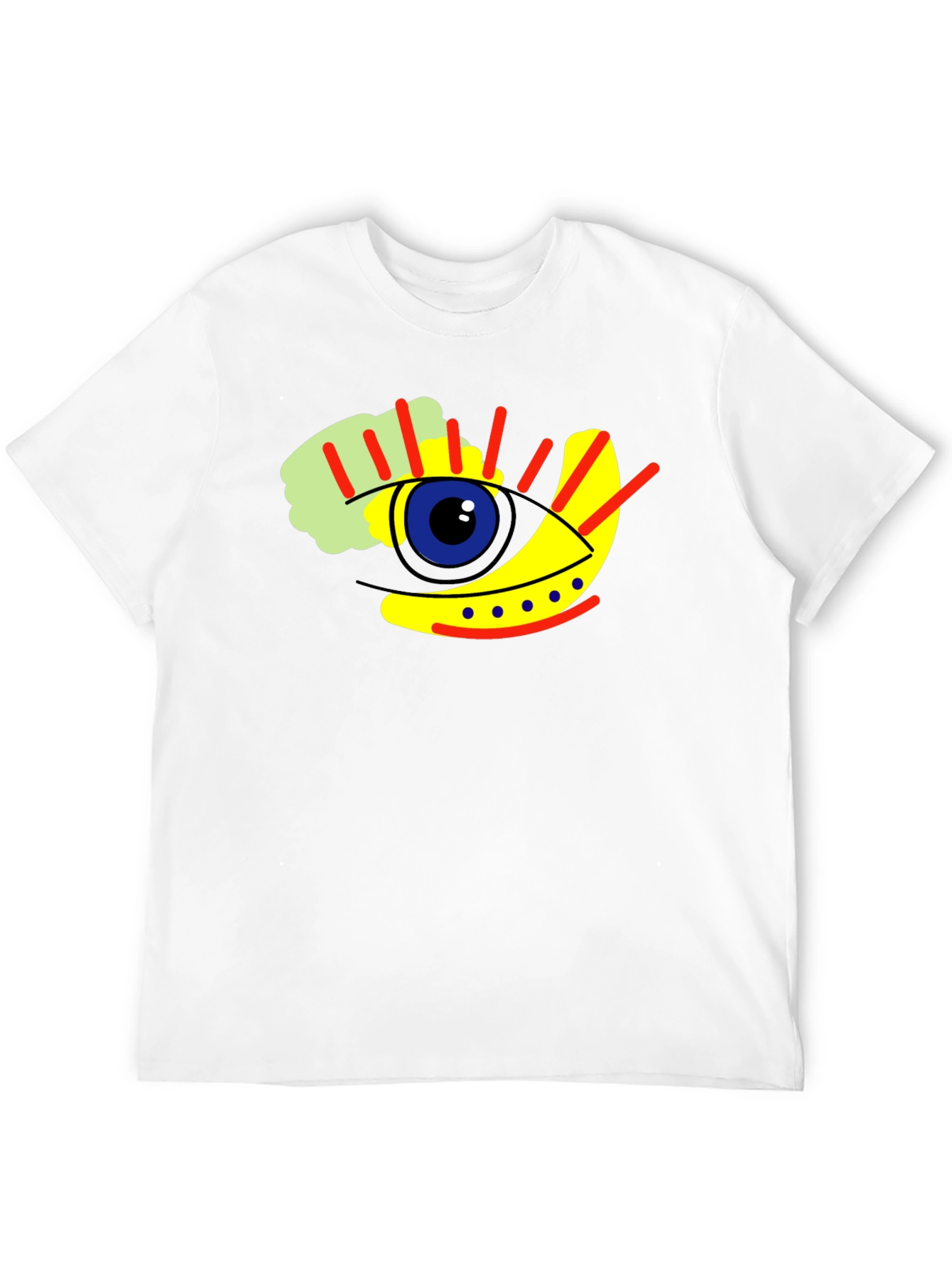 Abstract Eye Graphic T-Shirt - Modern Art Tee