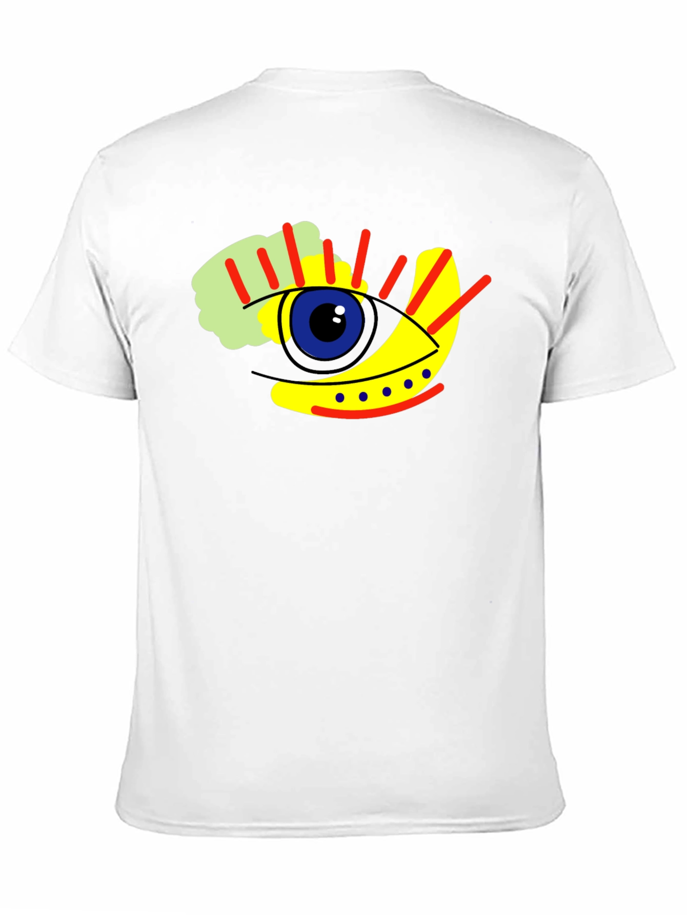 Abstract Eye Graphic T-Shirt - Modern Art Tee