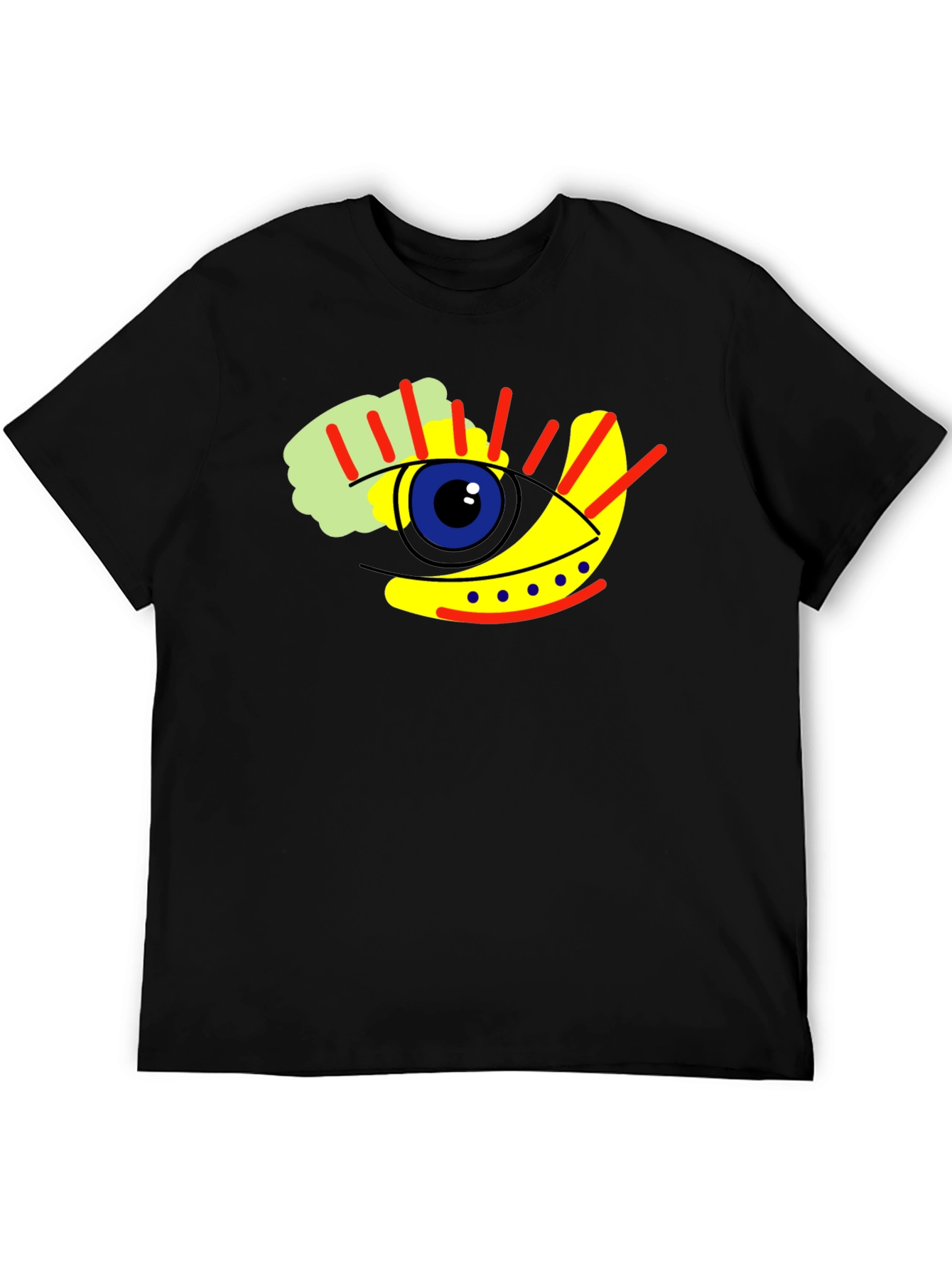 Abstract Eye Graphic T-Shirt - Modern Art Tee