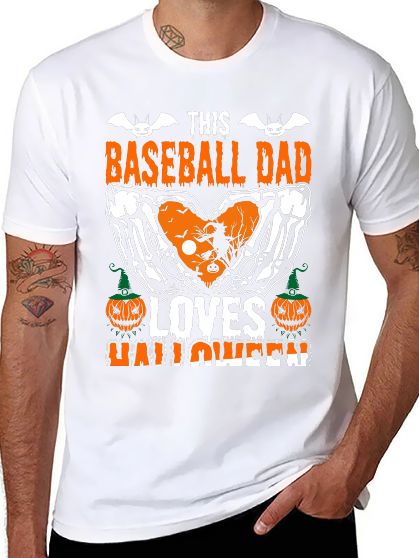 Baseball Dad Halloween T-Shirt