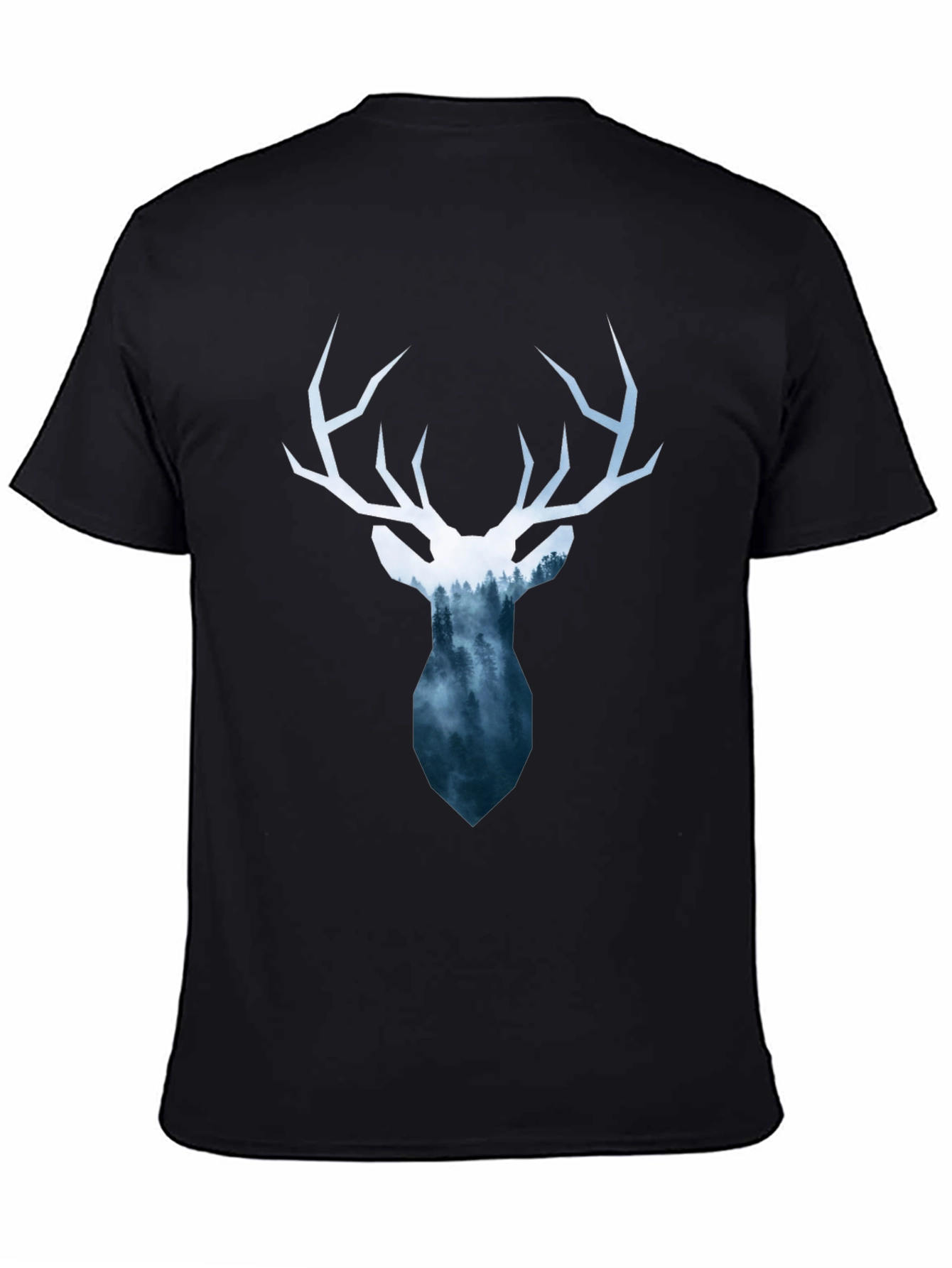 Deer Silhouette Graphic Tee - Nature Lovers T-Shirt