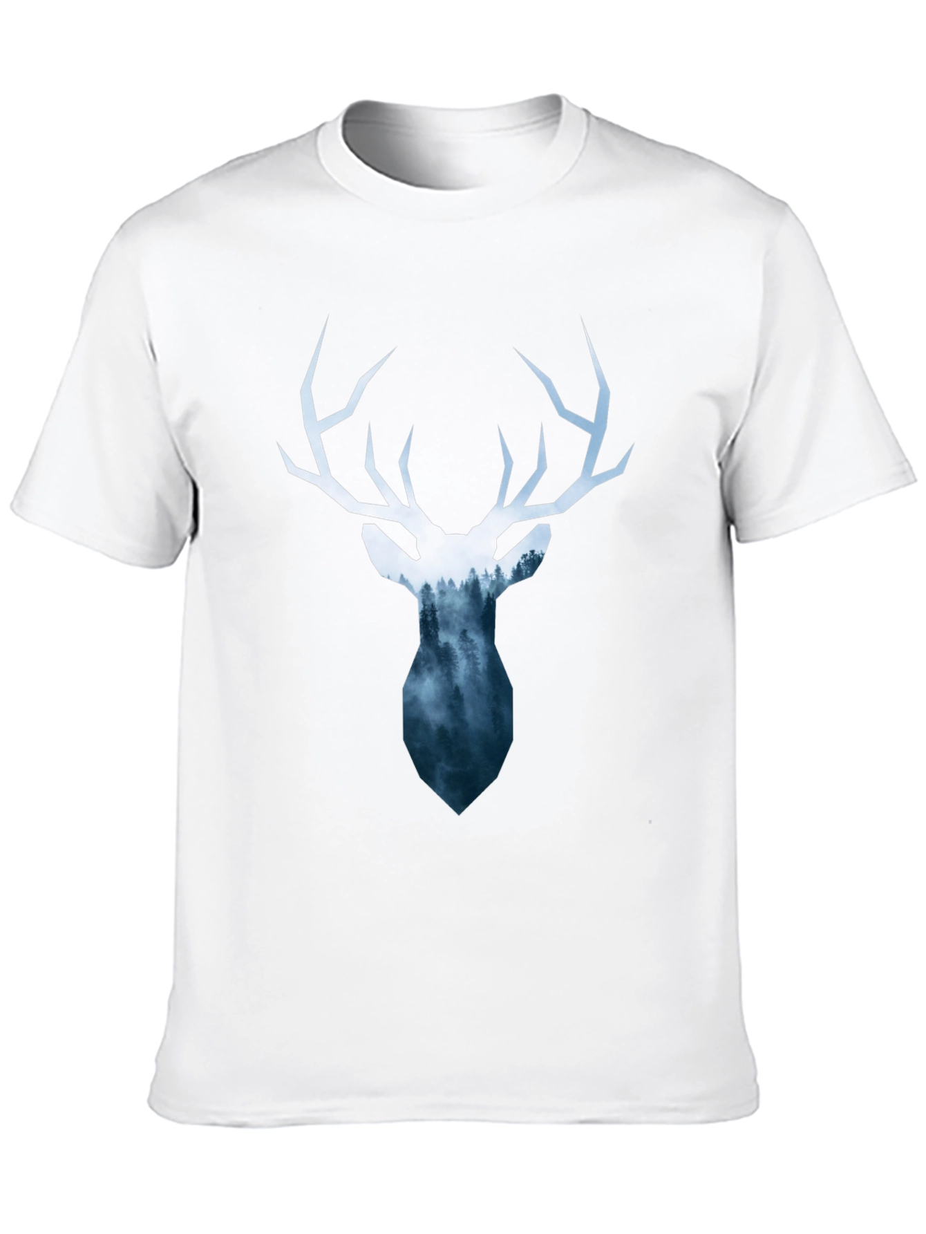 Deer Silhouette Graphic Tee - Nature Lovers T-Shirt