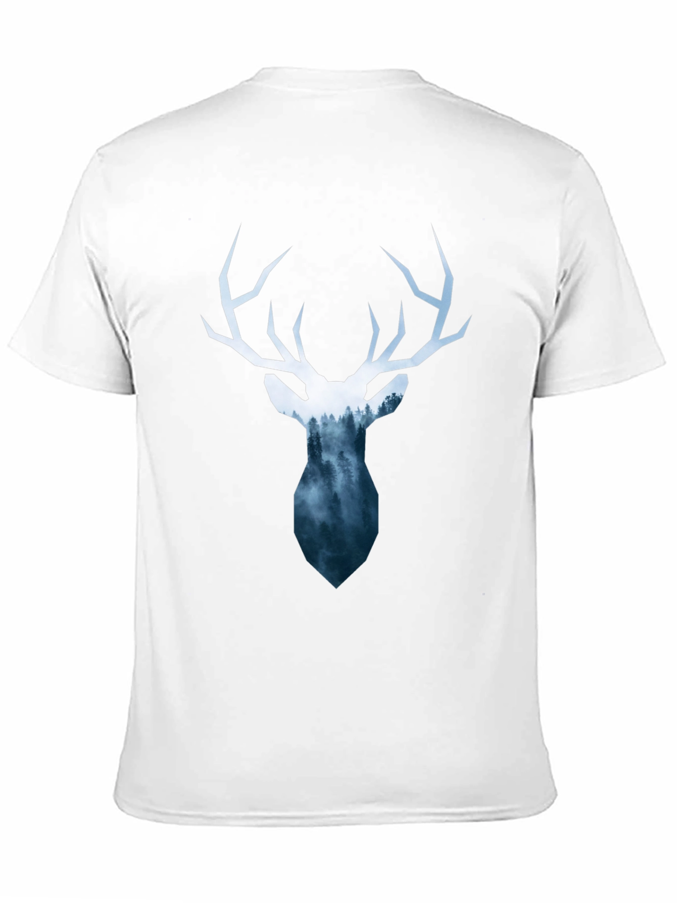 Deer Silhouette Graphic Tee - Nature Lovers T-Shirt
