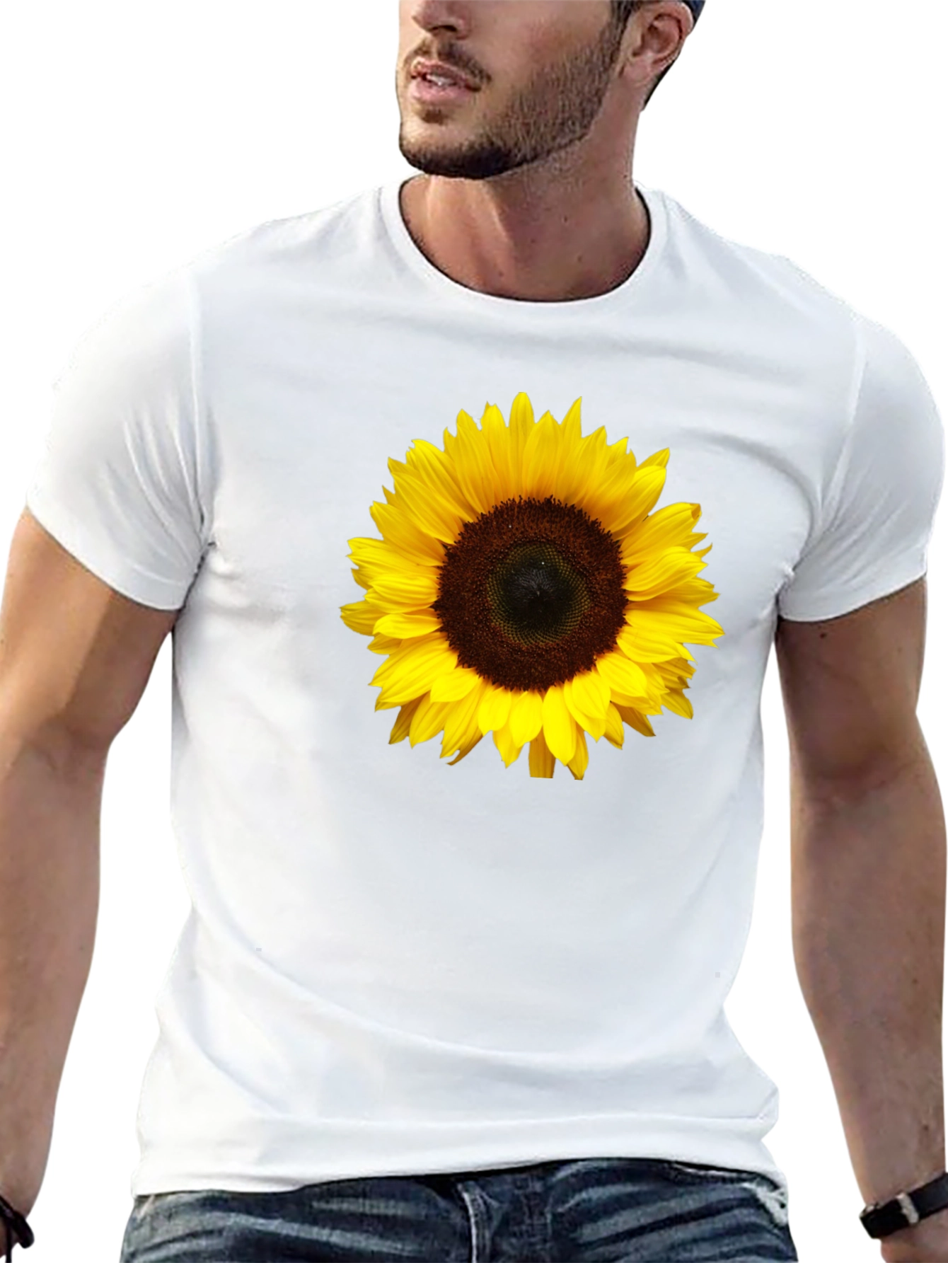 Sunflower Graphic Print T-Shirt