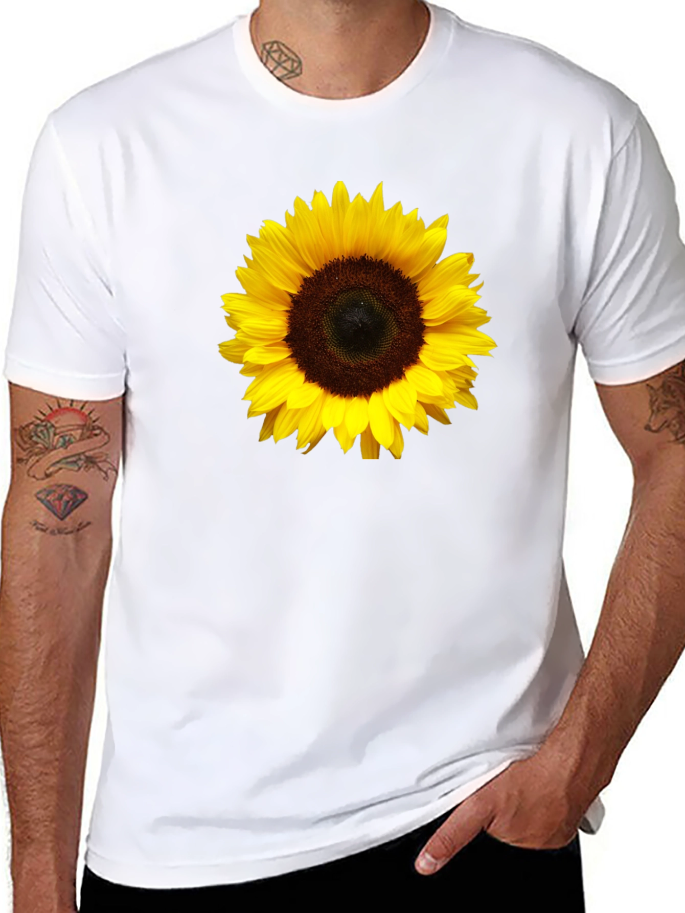 Sunflower Graphic Print T-Shirt