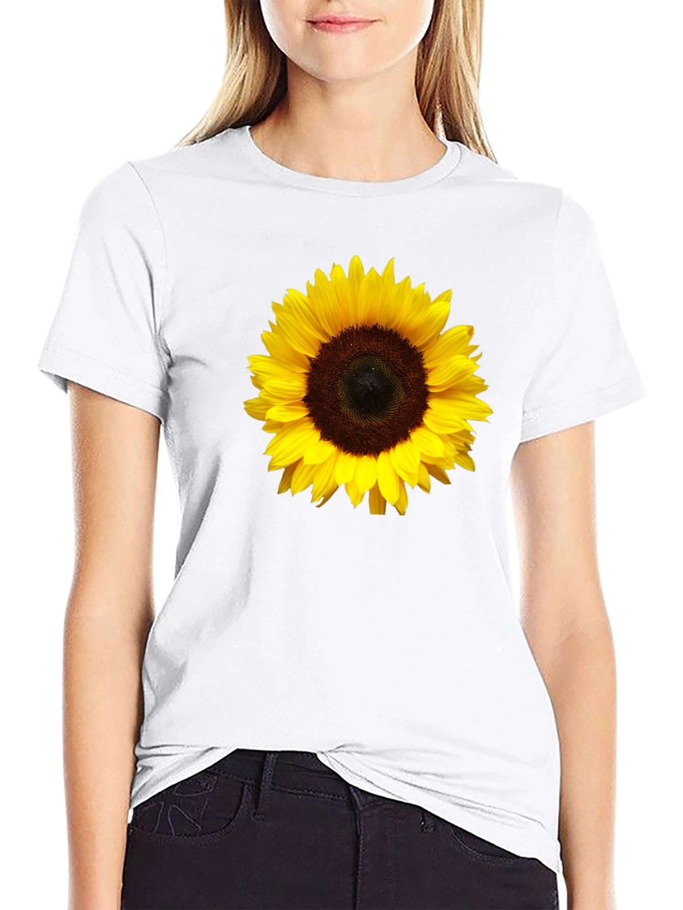 Sunflower Graphic Print T-Shirt