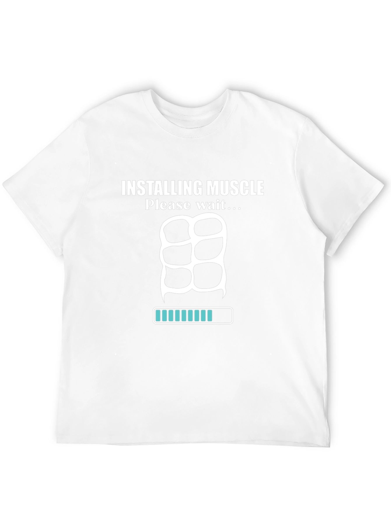 Installing Muscle T-Shirt - Funny Workout Tee