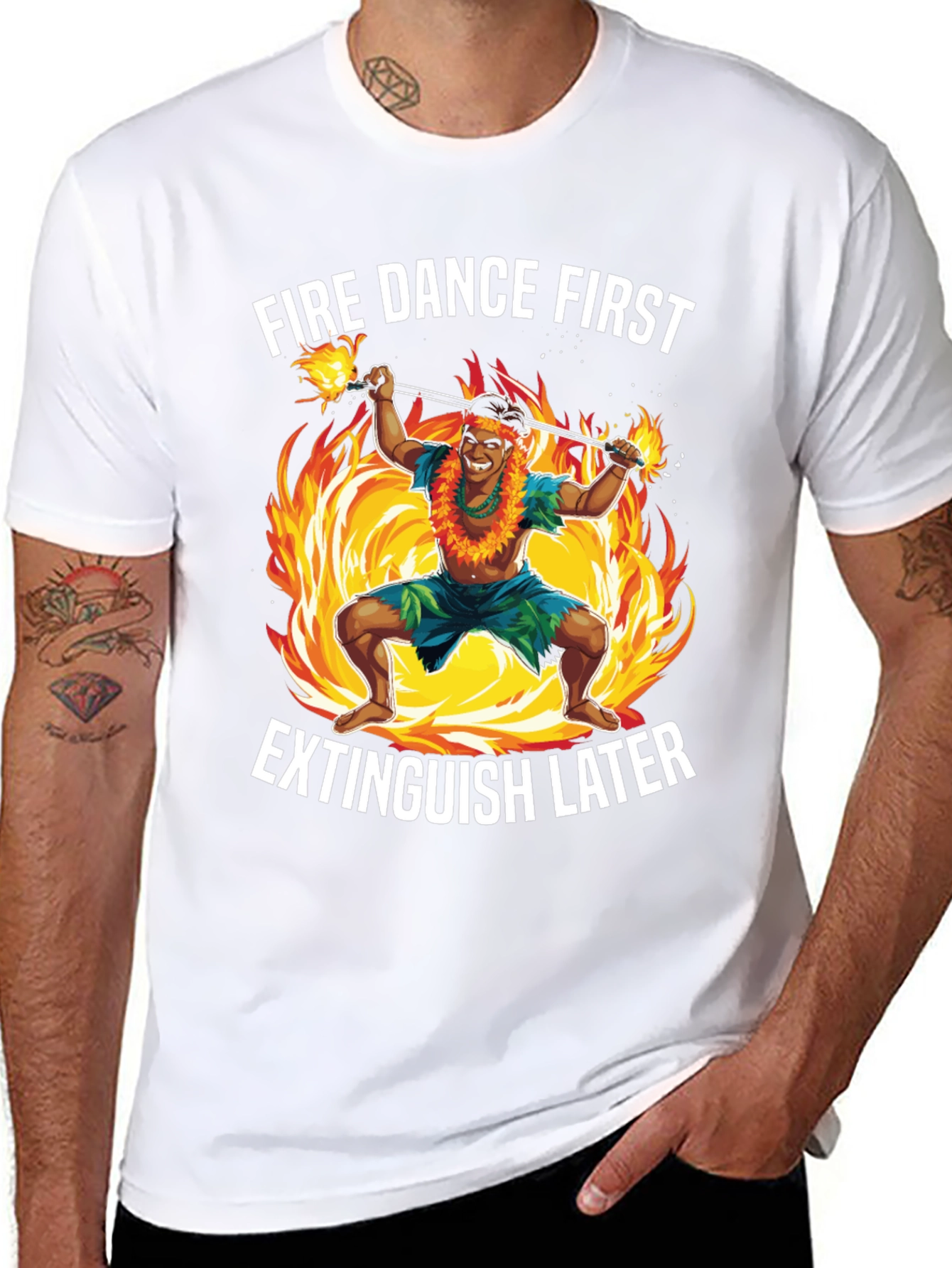 Fire Dance T-Shirt - Extinguish Later Tee