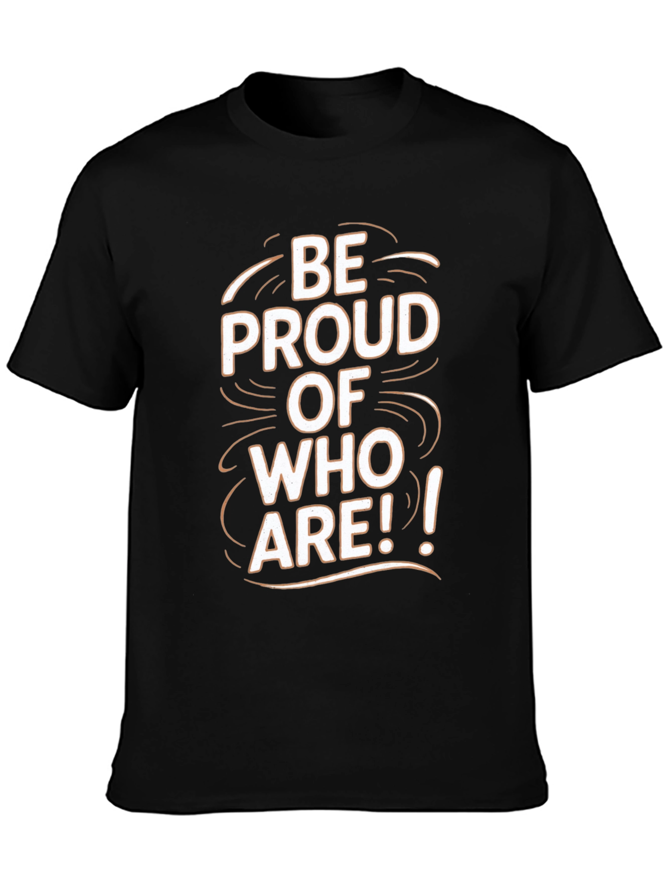 Be Proud Graphic Black Tee