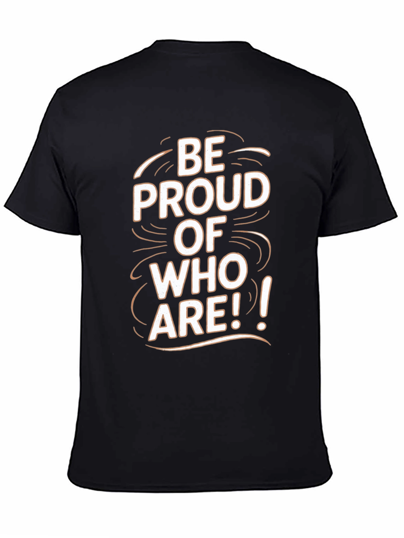 Be Proud Graphic Black Tee