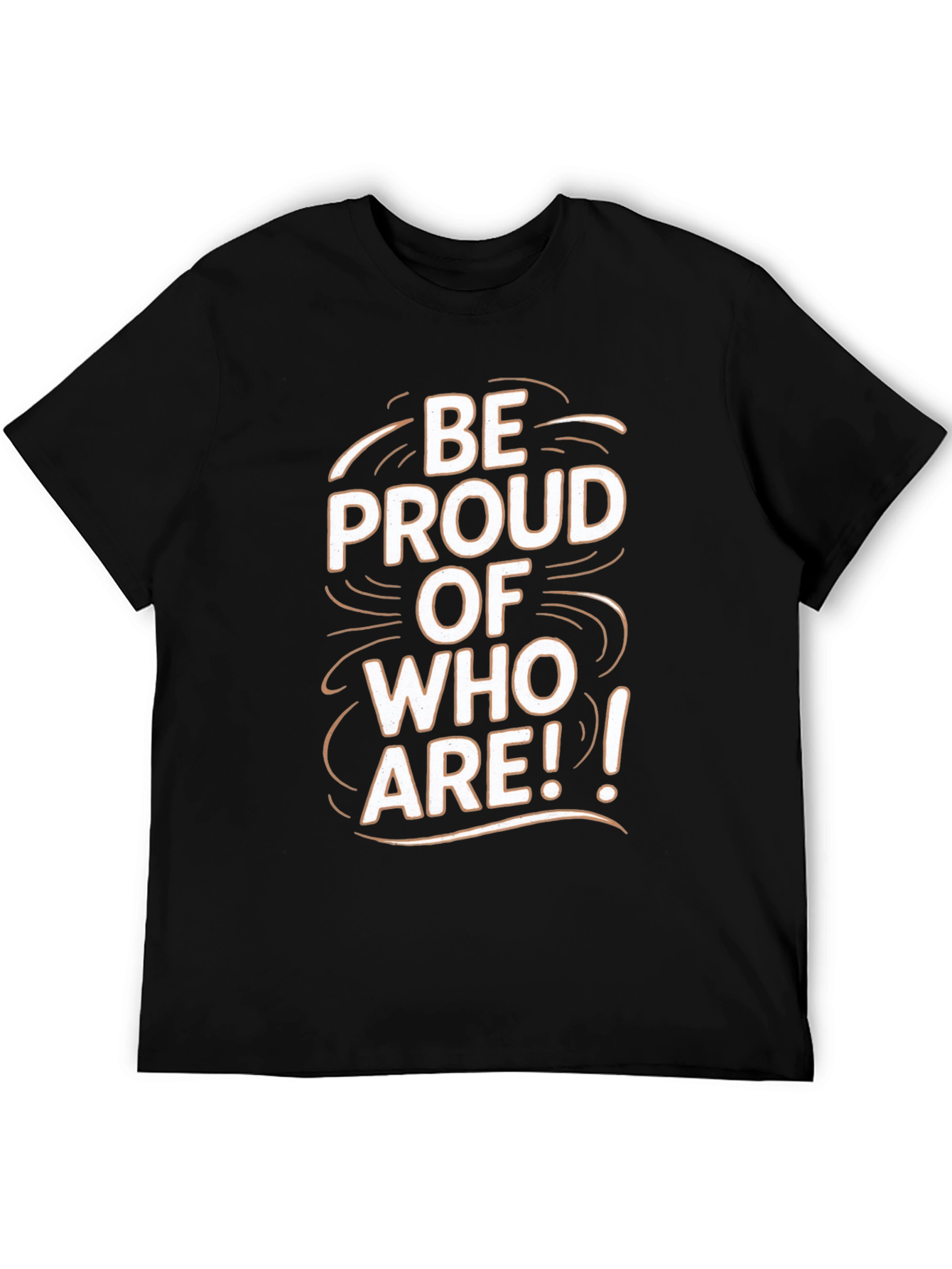 Be Proud Graphic Black Tee