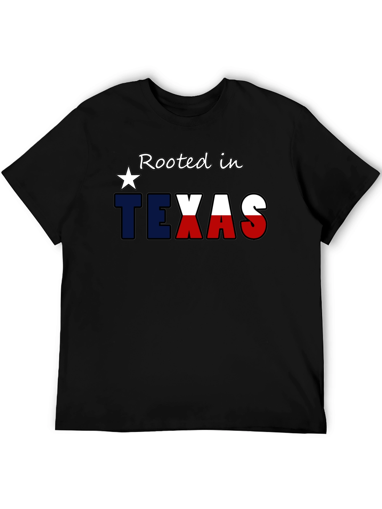 Rooted in Texas Patriotic Graphic Tee