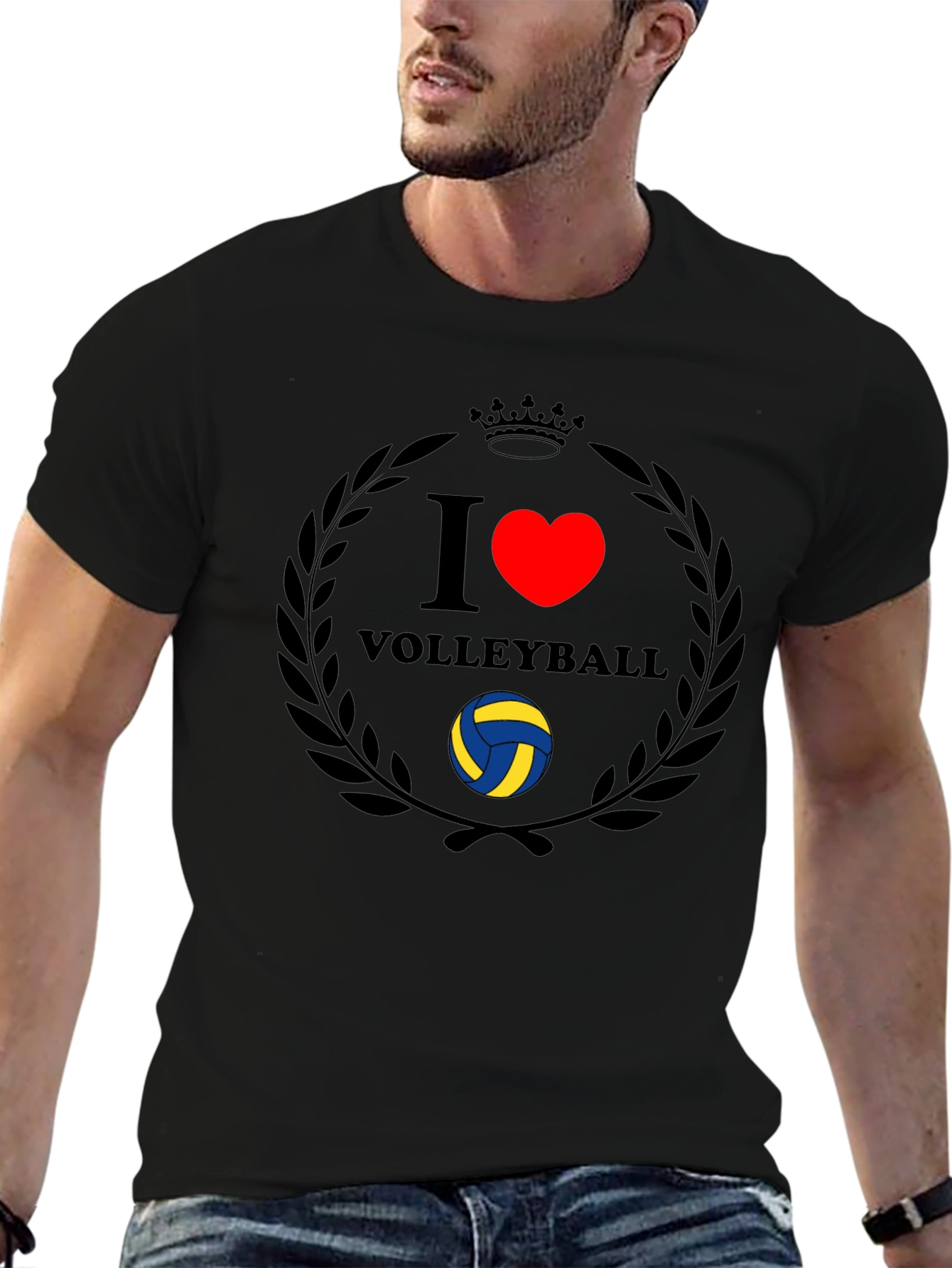I Heart Volleyball Graphic T-Shirt