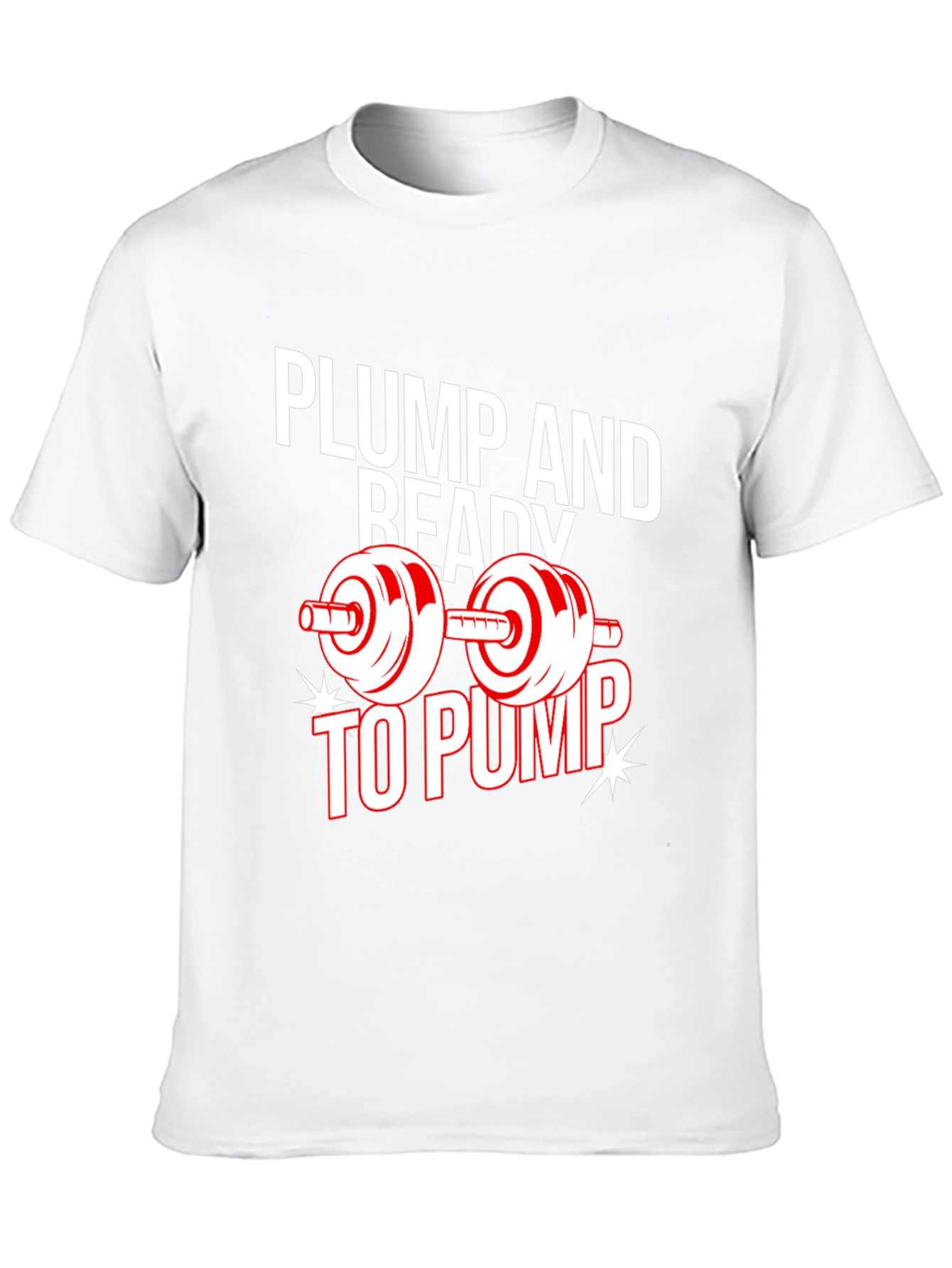Plump and Ready to Pump Black Graphic Tee