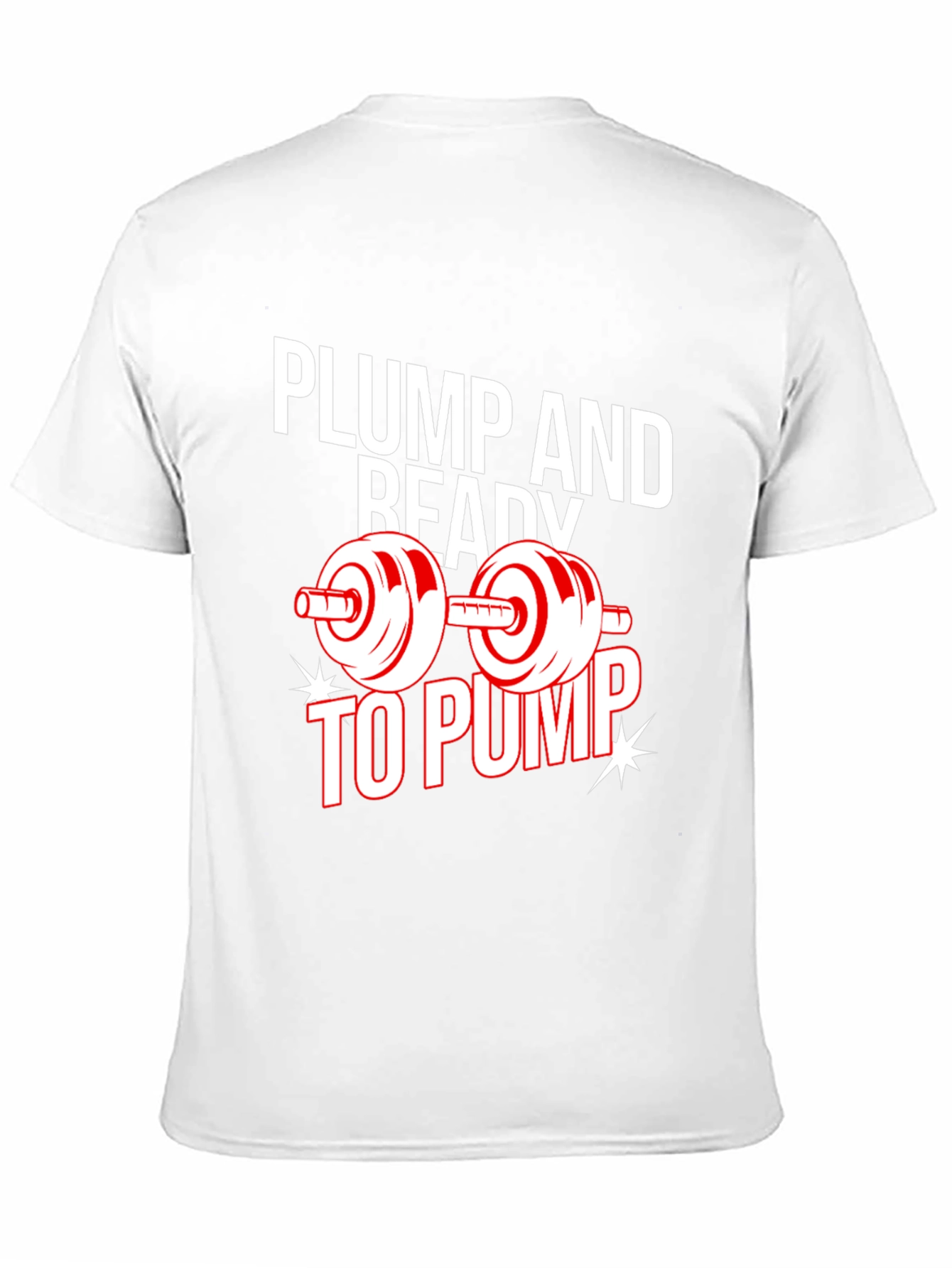 Plump and Ready to Pump Black Graphic Tee