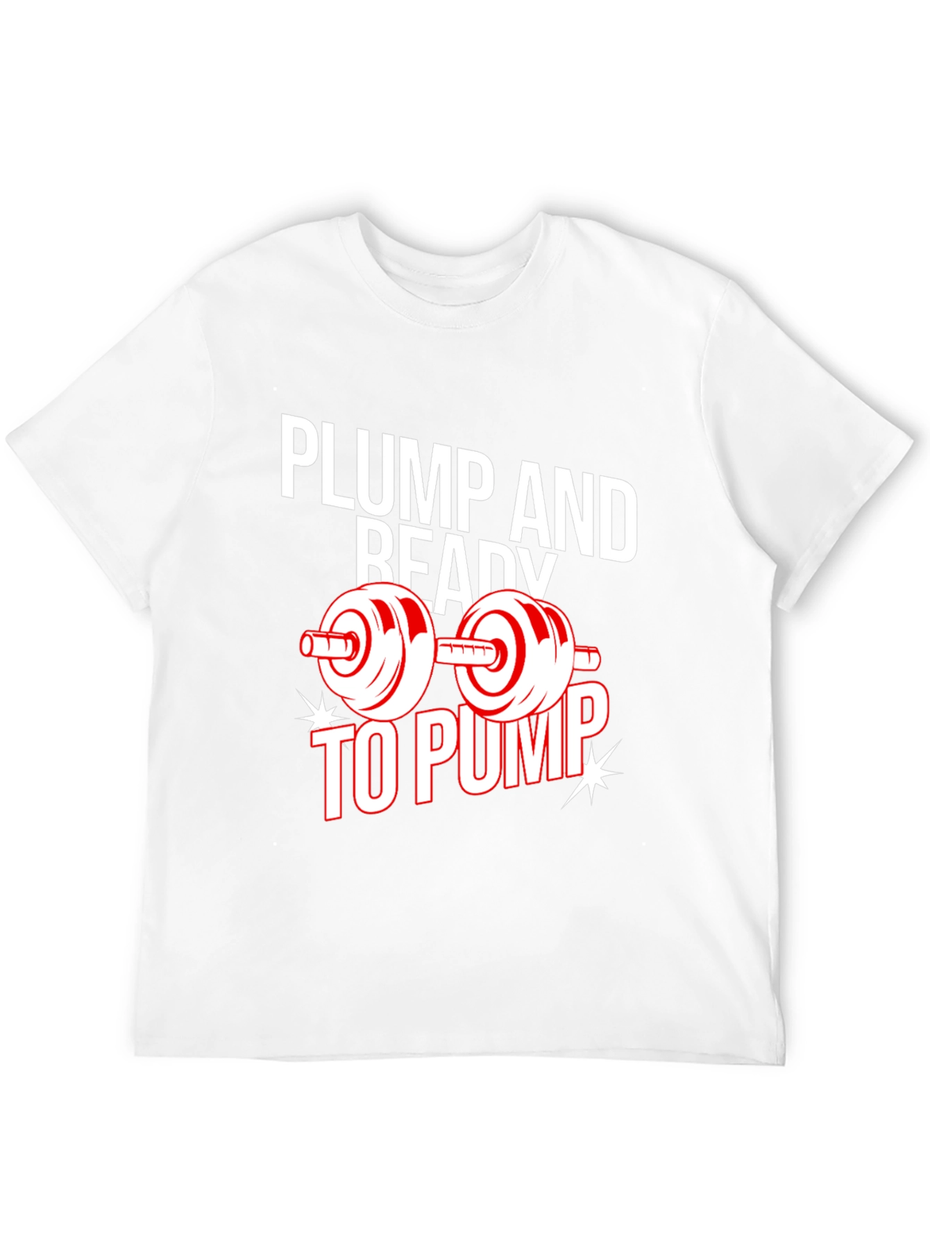 Plump and Ready to Pump Black Graphic Tee
